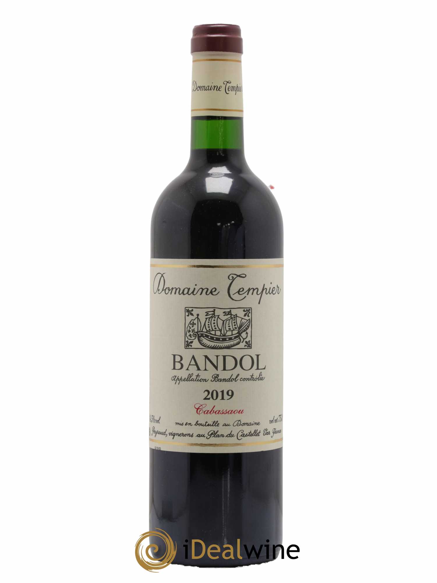 Bandol Domaine Tempier Cuvée Cabassaou Famille Peyraud 2019 - Lot de 1 bouteille - 0