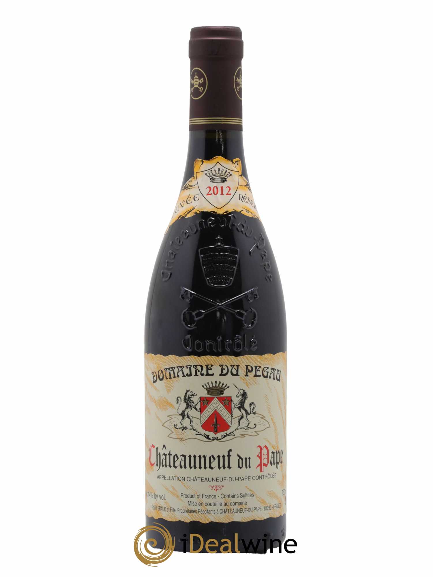 Châteauneuf-du-Pape Domaine du Pégau Cuvée Réservée Paul et Laurence Féraud 2012 - Lot de 1 bouteille - 0