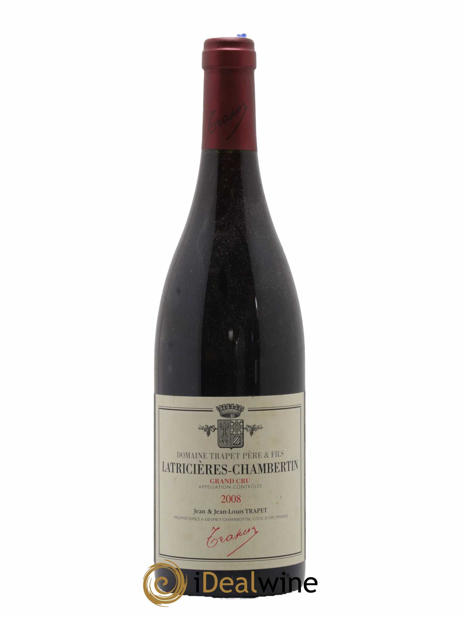 Latricières-Chambertin Grand Cru Domaine Trapet 2008 - Lot de 1 bouteille - 0