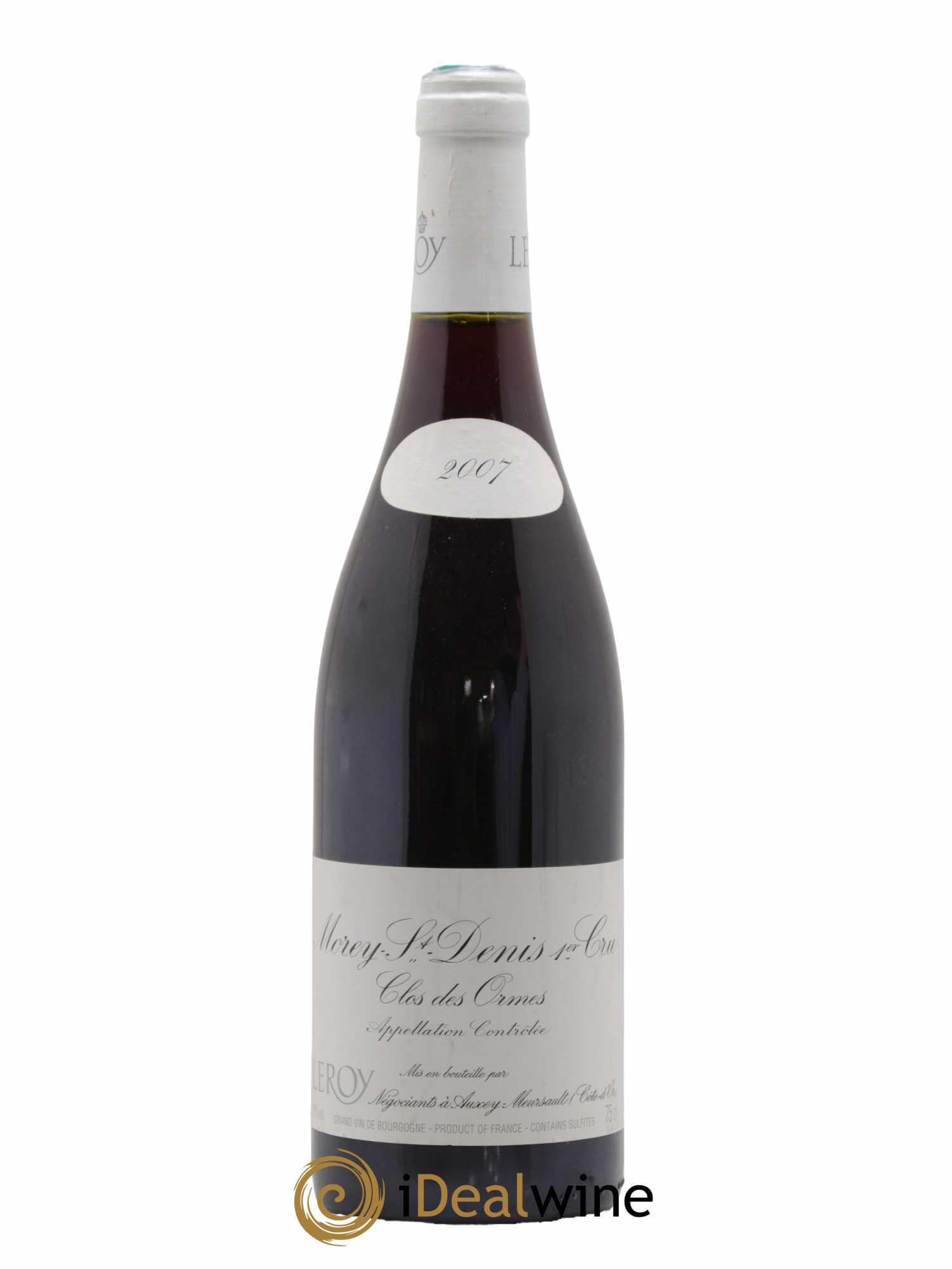 Morey-Saint-Denis 1er Cru Clos des Ormes Leroy SA 2007 - Lot de 1 bouteille - 0