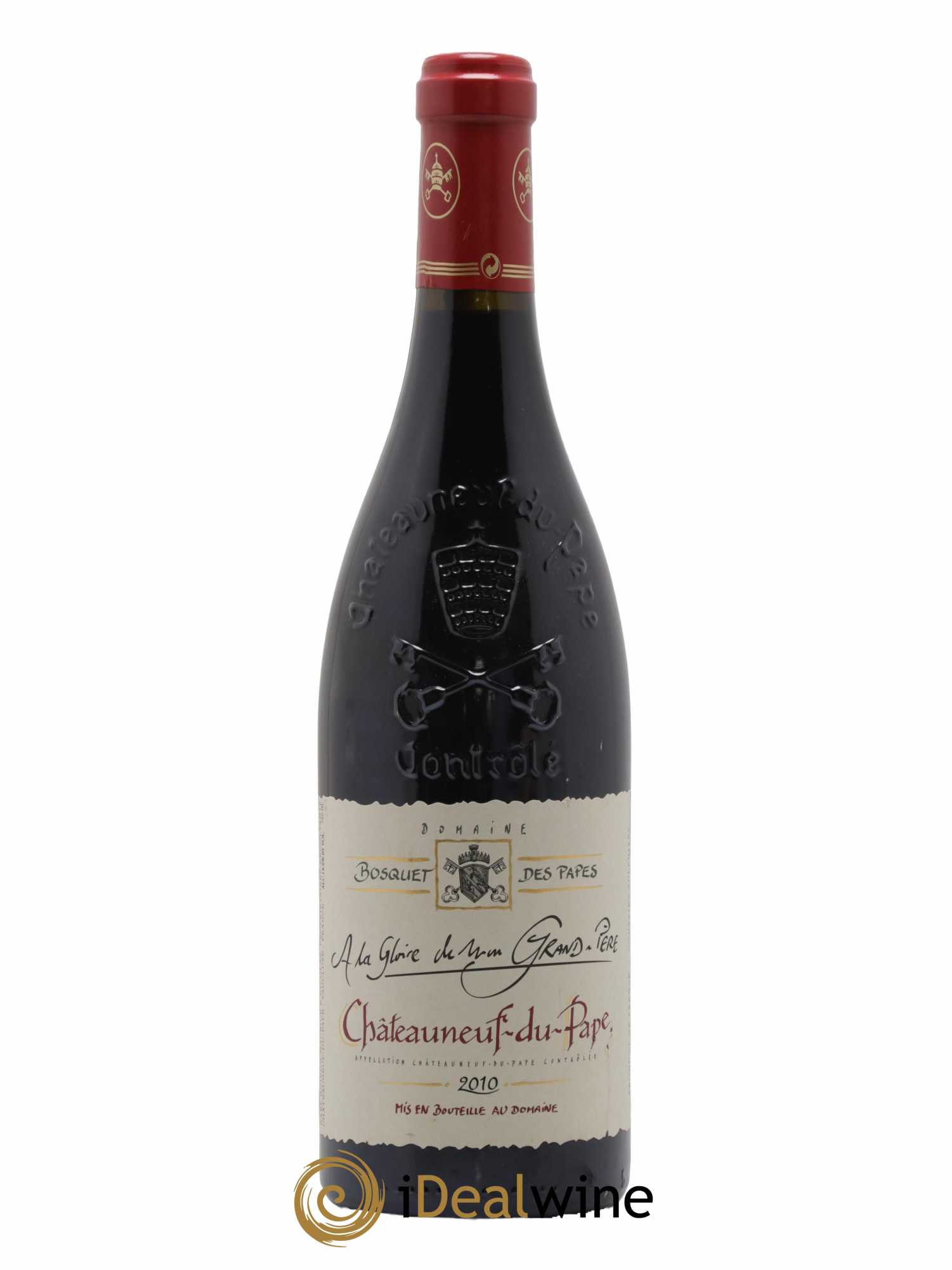 Châteauneuf-du-Pape à la Gloire de mon Père Bosquet des Papes 2010 - Lot de 1 bouteille - 0