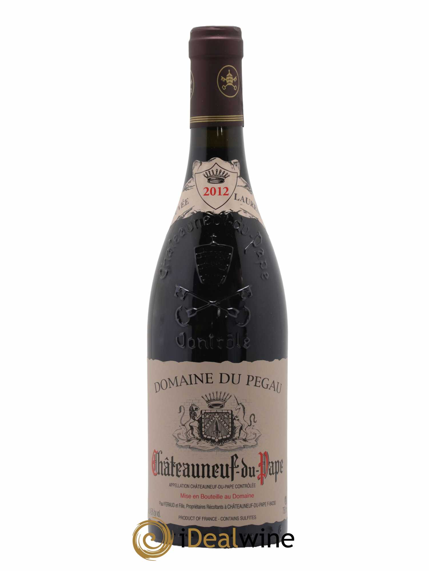 Châteauneuf-du-Pape Domaine du Pégau Cuvée Laurence Paul et Laurence Féraud 2012 - Lot de 1 bouteille - 0