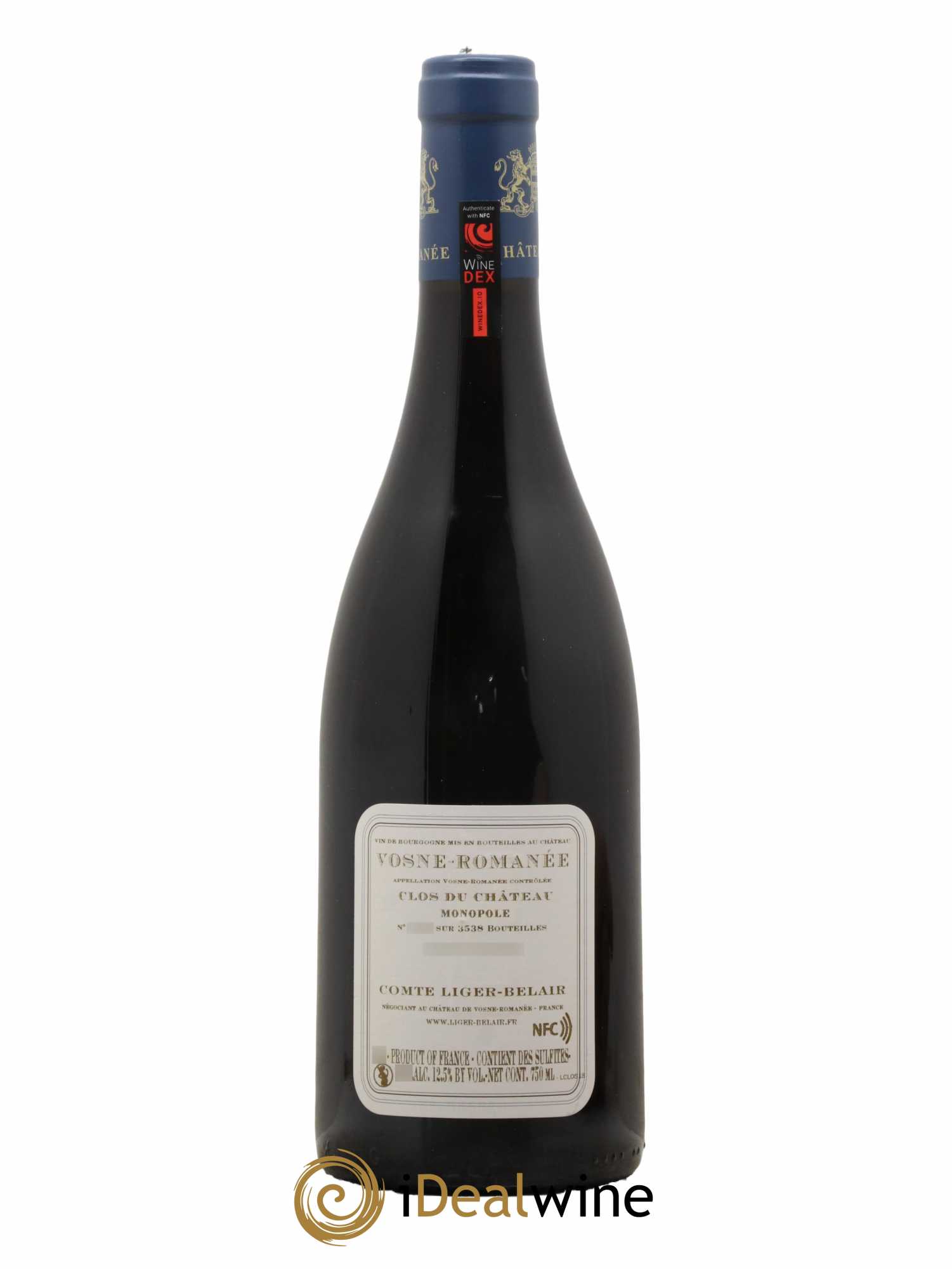 Vosne-Romanée Clos du Château Comte Liger-Belair (Domaine du) 2018 - Lot de 1 bouteille - 1