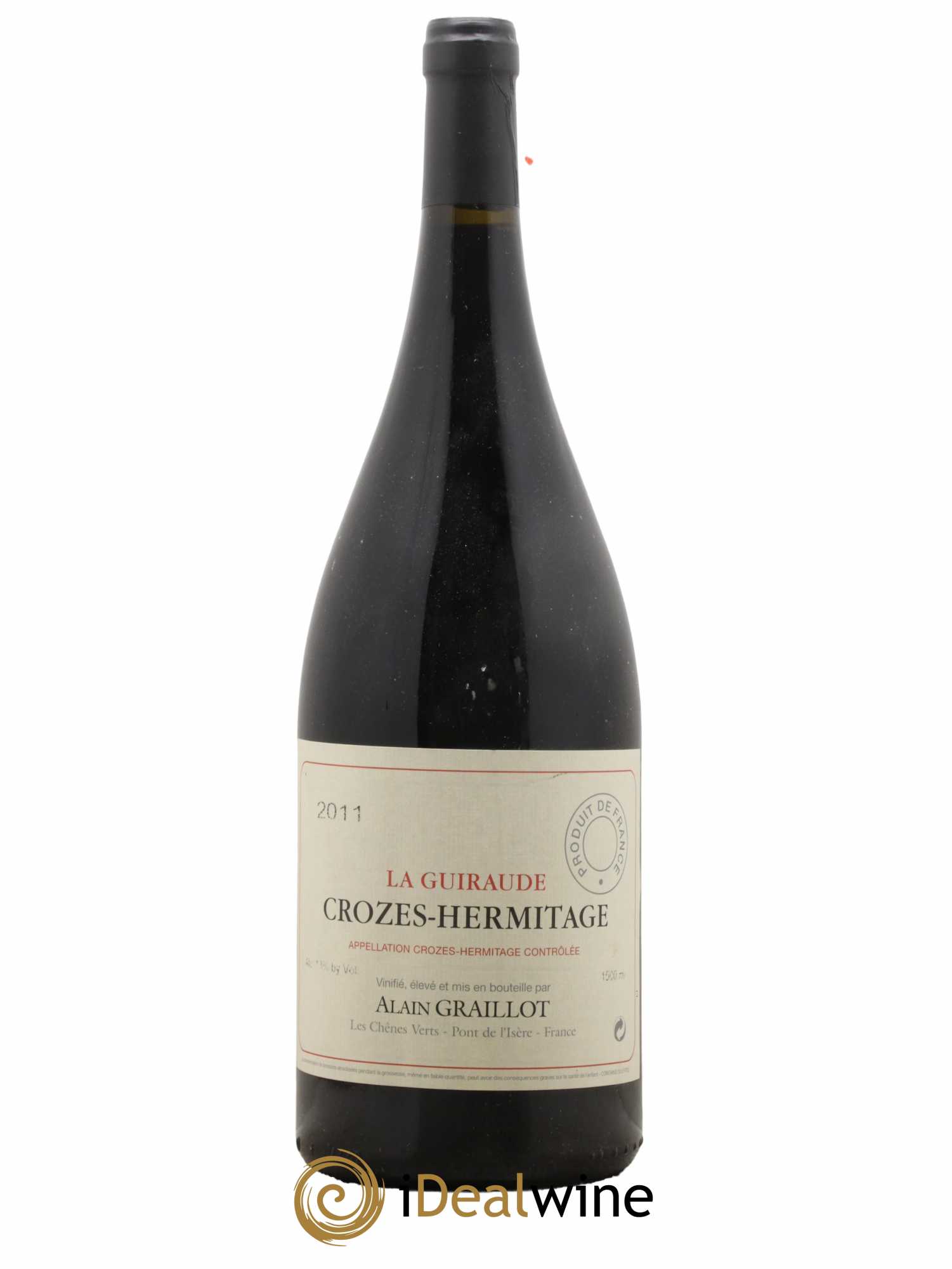 Crozes-Hermitage La Guiraude Domaine Graillot 2011 - Lot de 1 magnum - 0