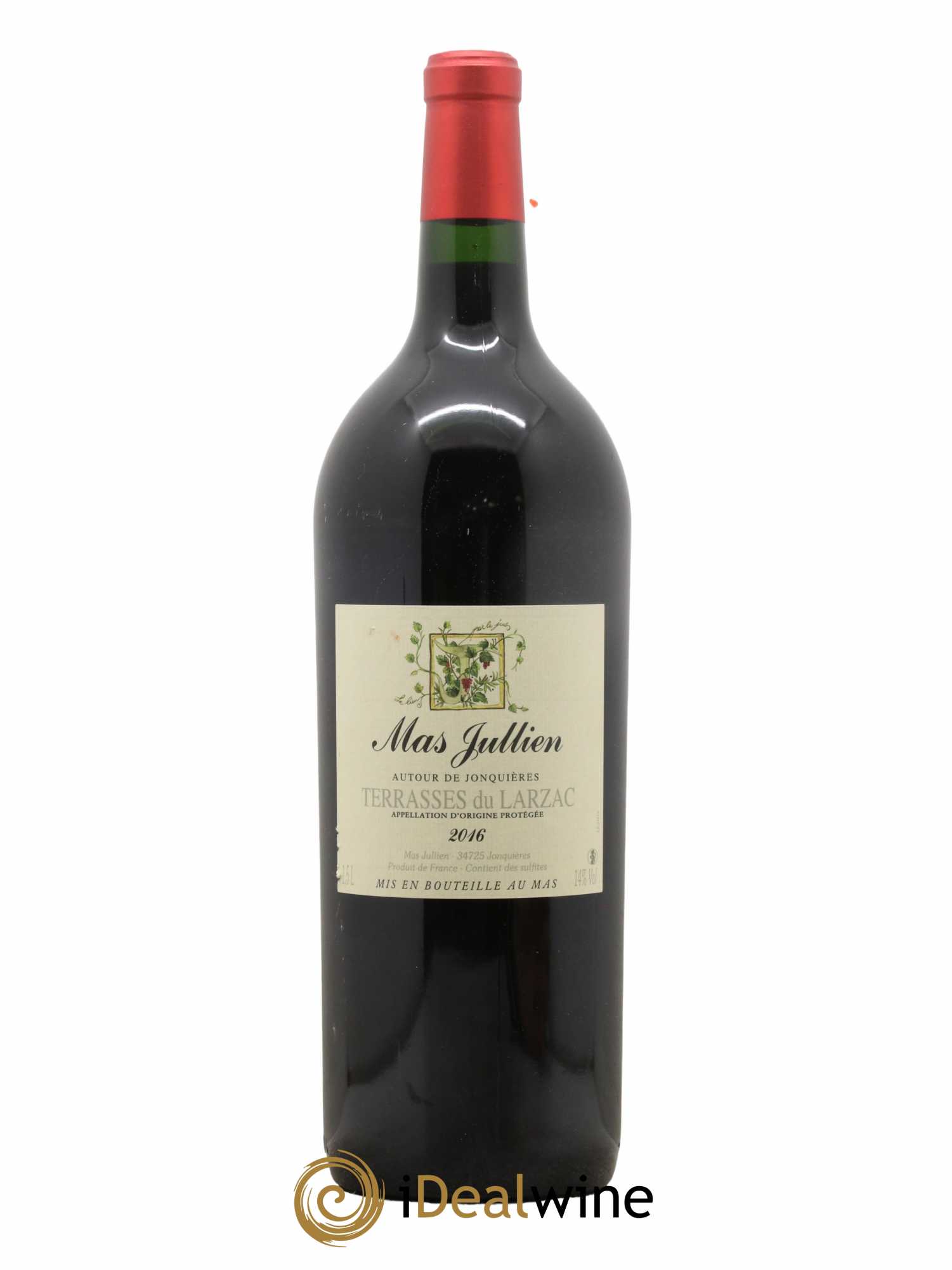 Terrasses du Larzac Mas Jullien Autour de Jonquières Olivier Jullien 2016 - Lot de 1 magnum - 0