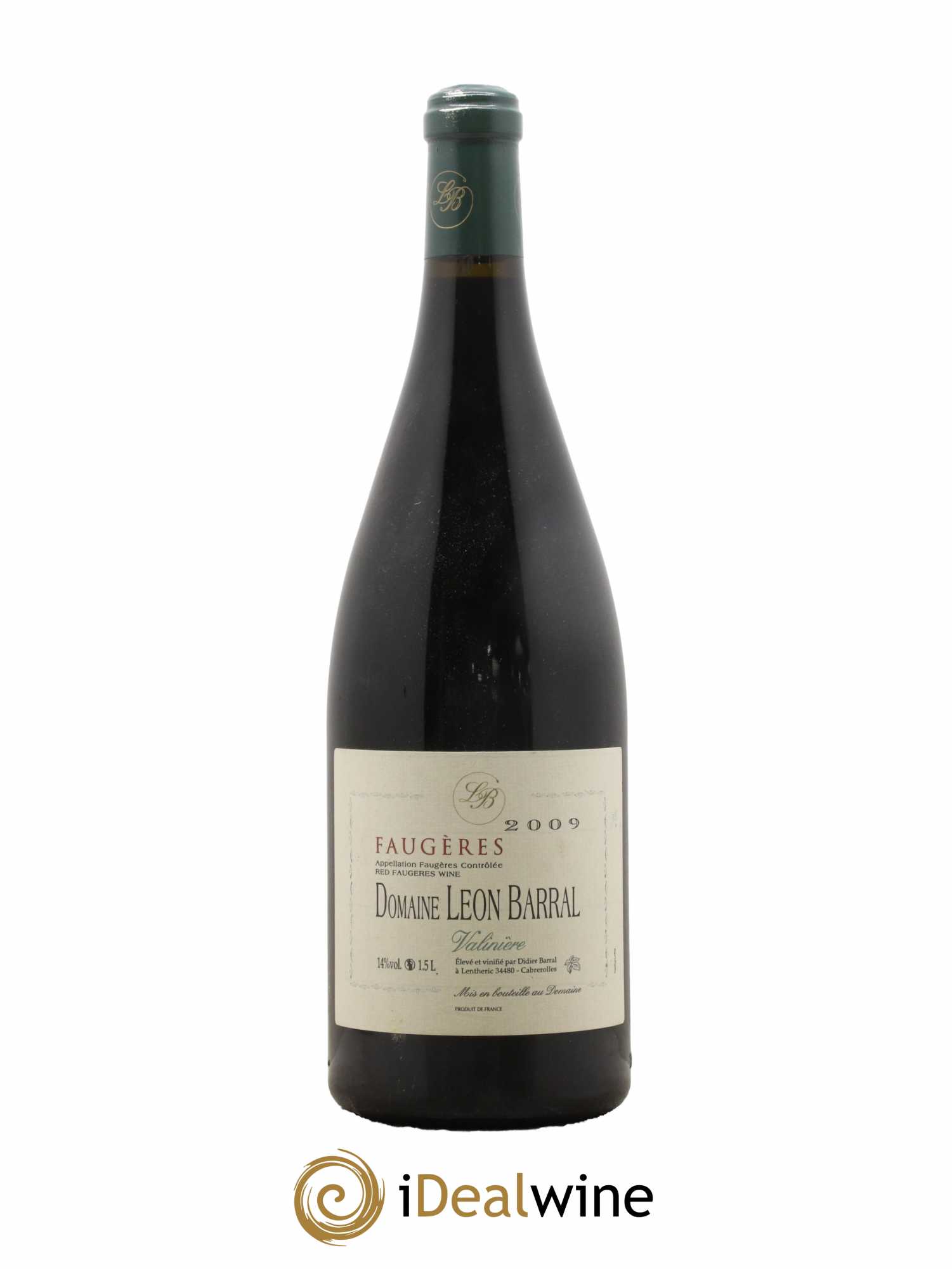 Faugères Valinière Domaine Léon Barral 2009 - Lot de 1 magnum - 0