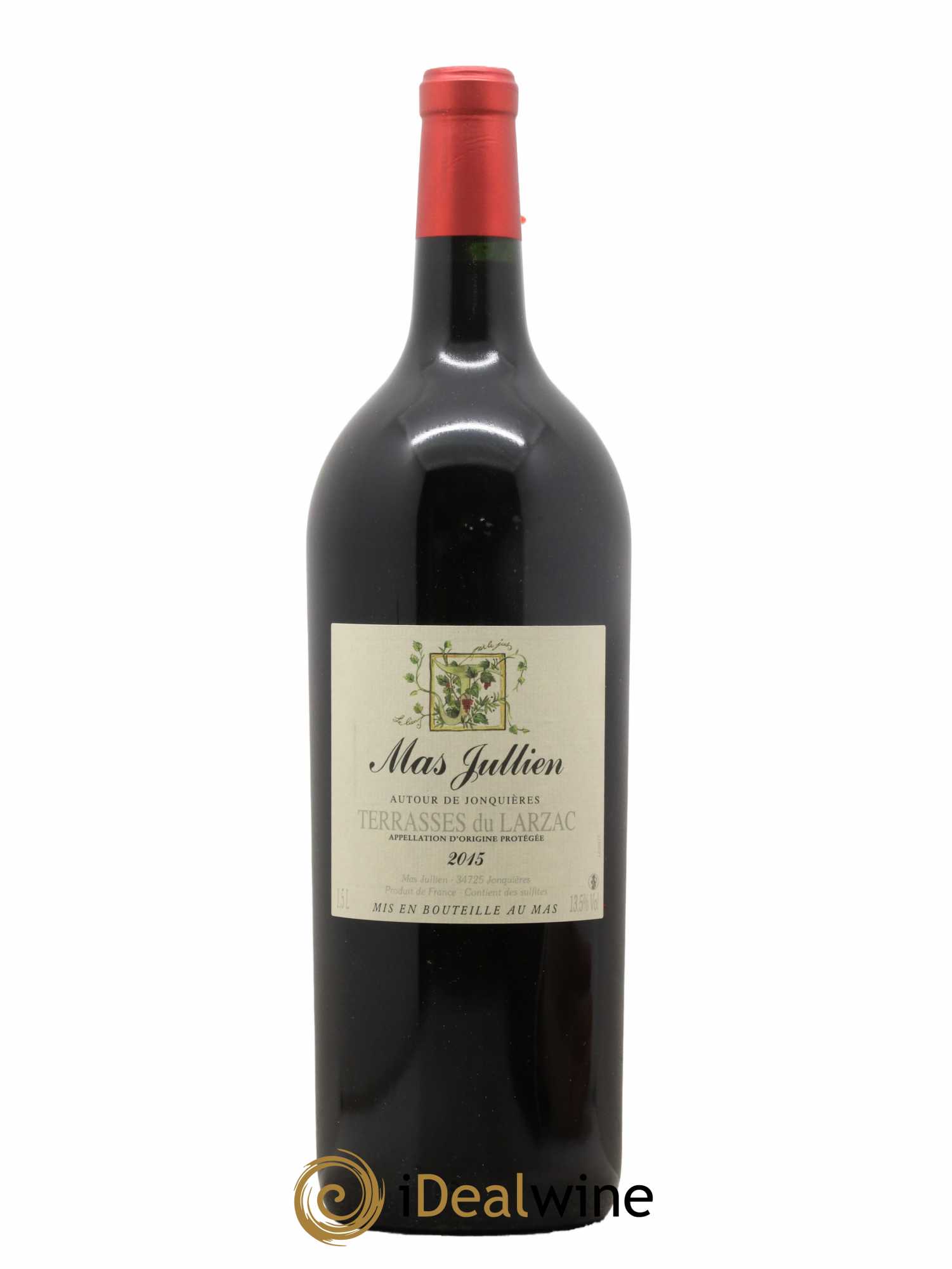Terrasses du Larzac Mas Jullien Autour de Jonquières Olivier Jullien 2015 - Lot de 1 magnum - 0
