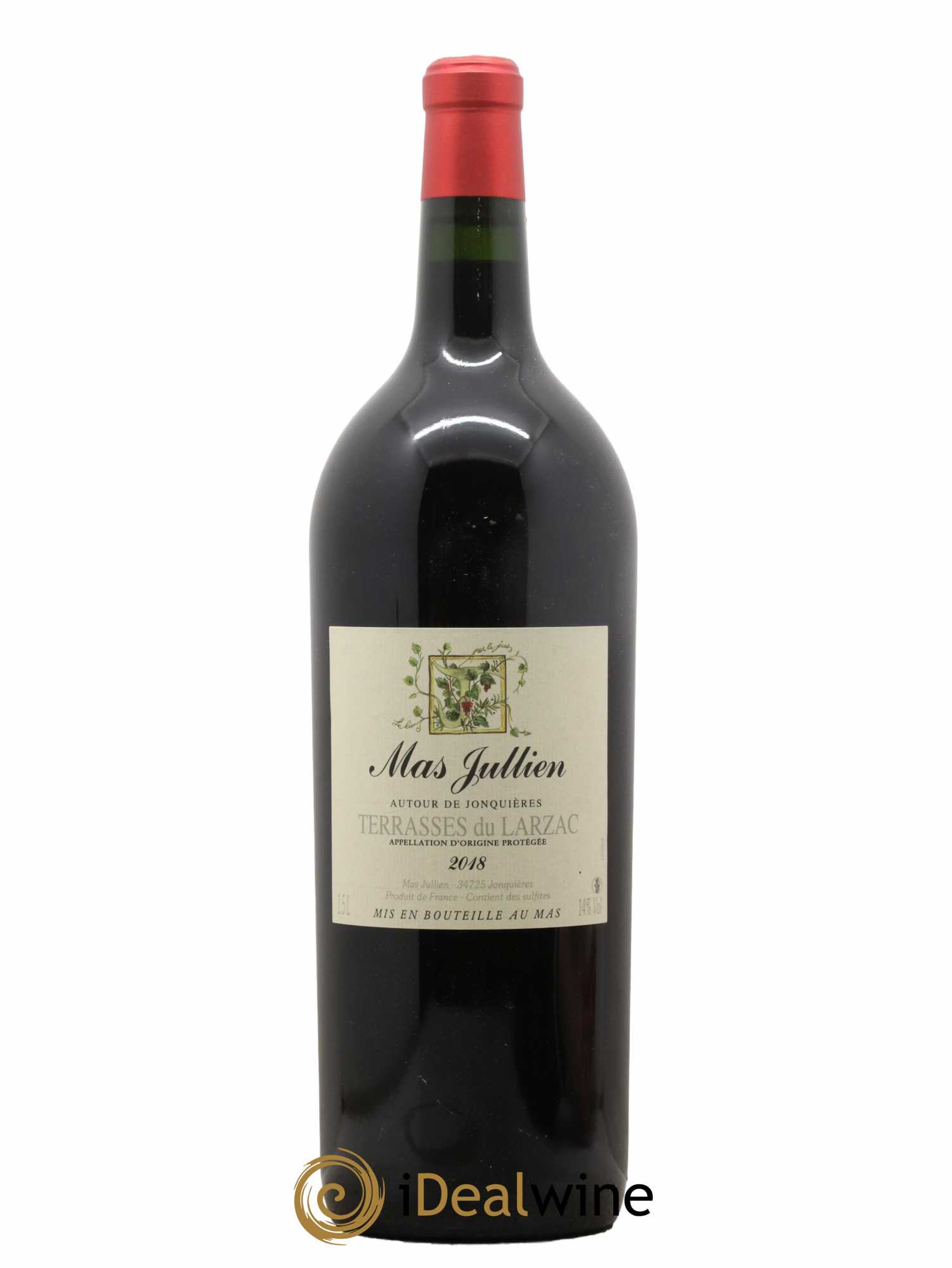 Terrasses du Larzac Mas Jullien Autour de Jonquières Olivier Jullien 2018 - Lot de 1 magnum - 0