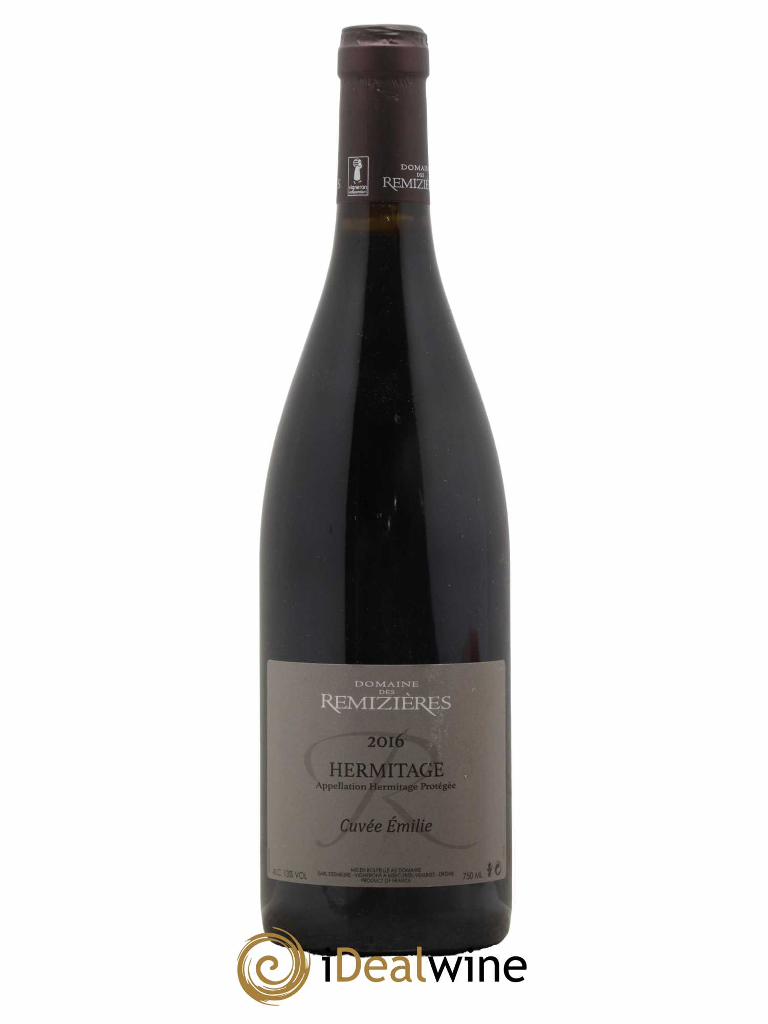 Hermitage Cuvée Emilie Rémizières (Domaine des) 2016 - Lot de 1 bouteille - 0