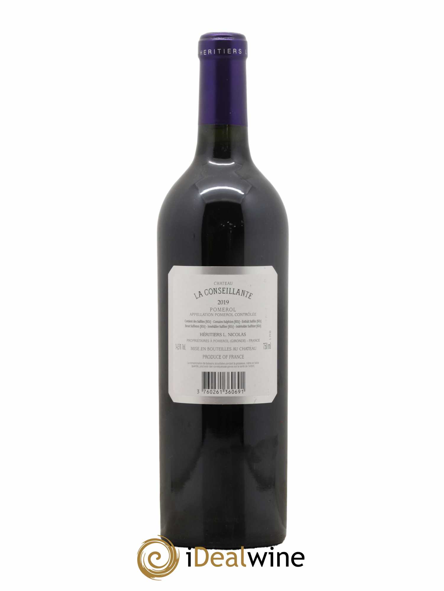 Château la Conseillante 2019 - Lot de 1 bouteille - 1