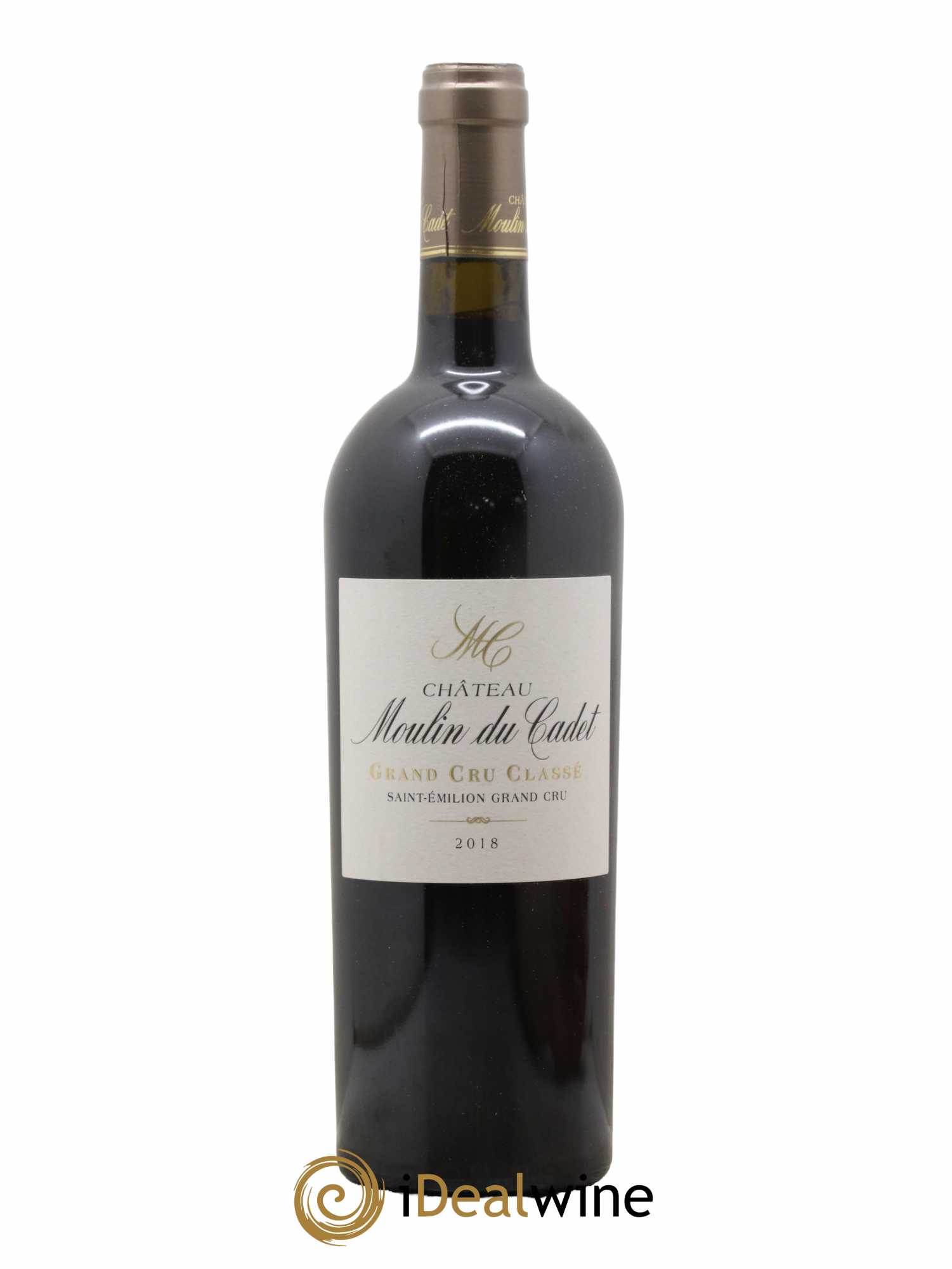 Château Moulin du Cadet Grand Cru Classé 2018 - Lot de 1 bouteille - 0