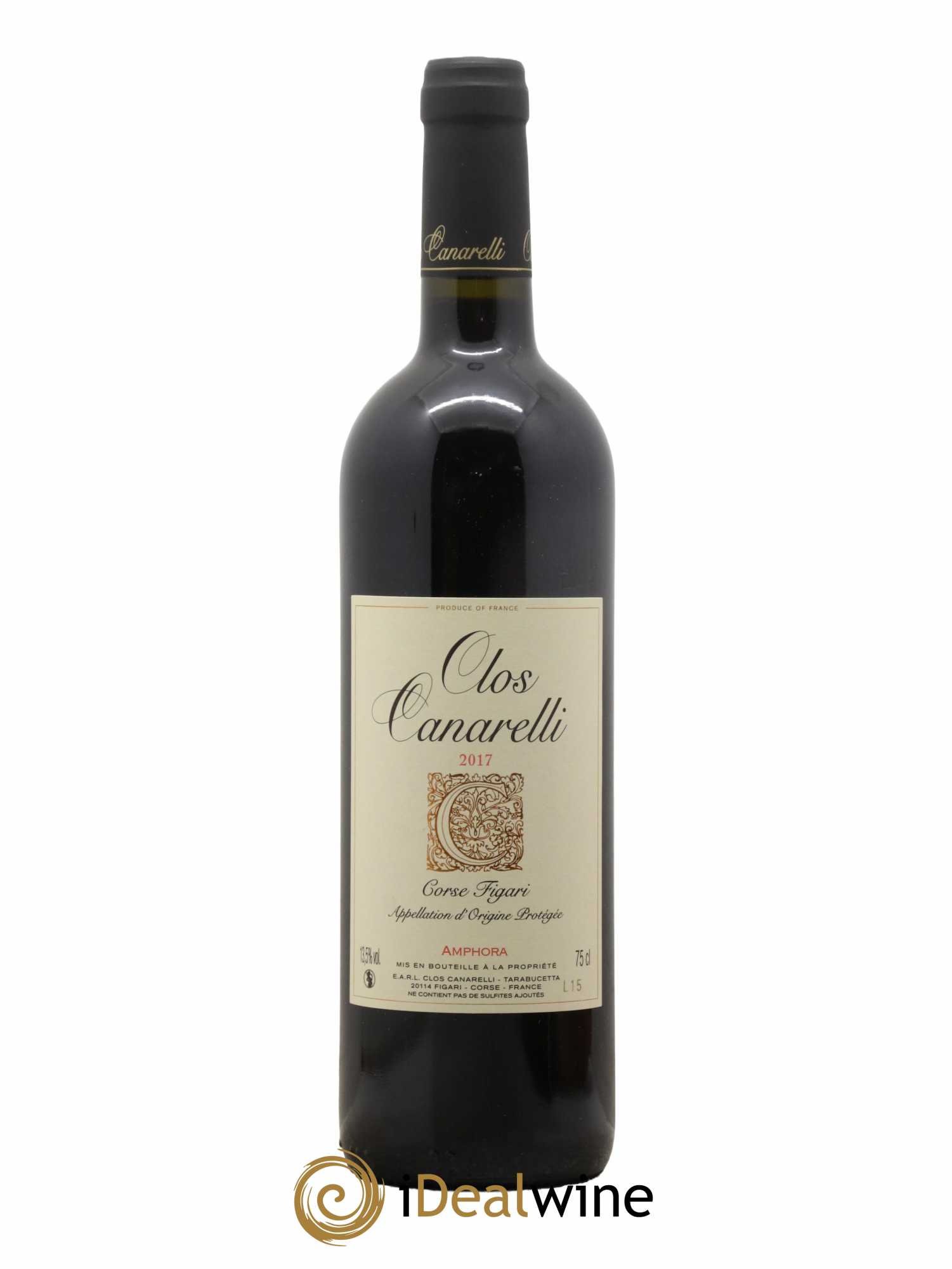 Figari Amphora Clos Canarelli 2017 - Lot de 1 bouteille - 0