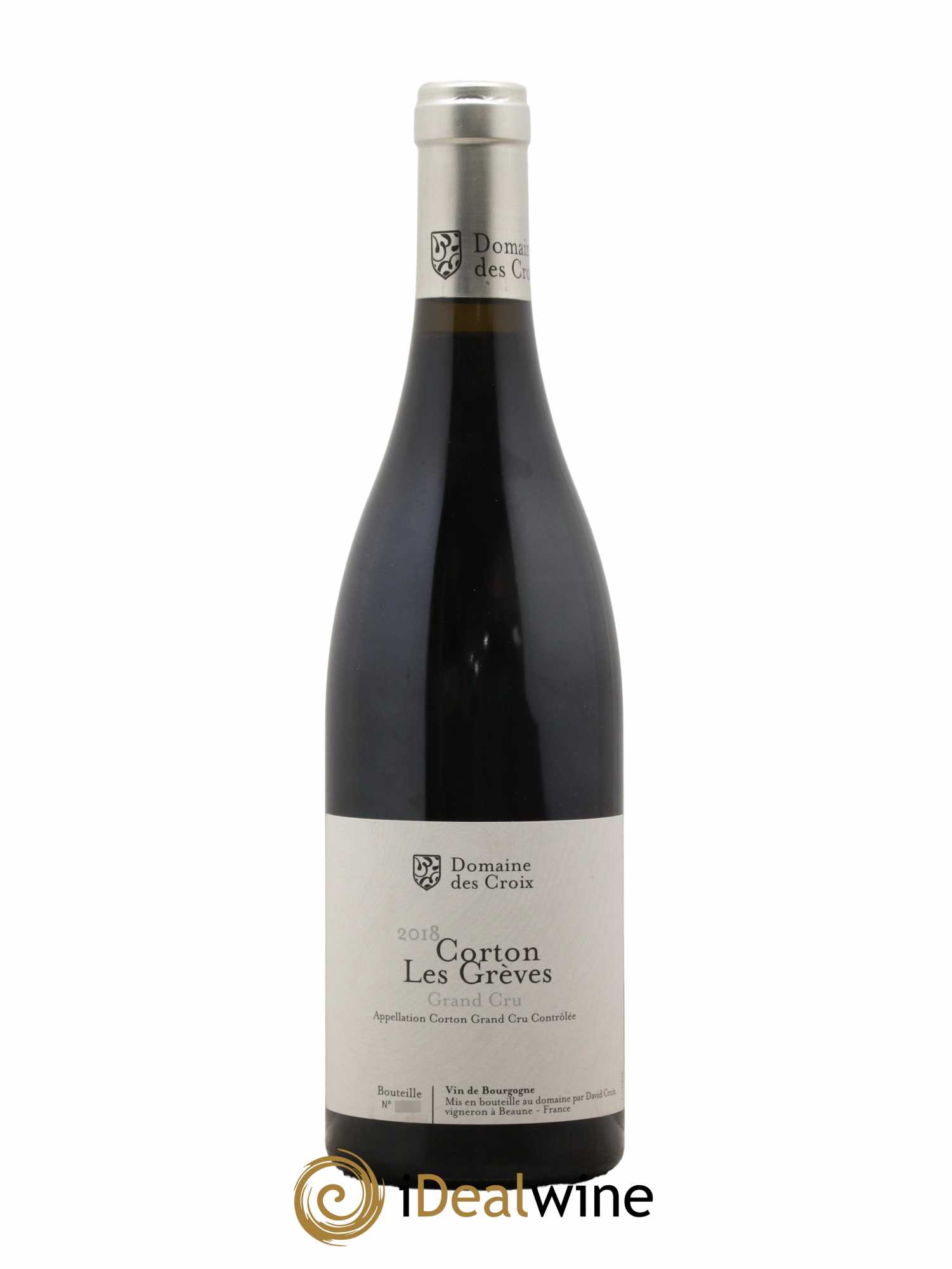Corton Grand Cru Les Grèves Croix (Domaine des) 2018 - Lot de 1 bouteille - 0