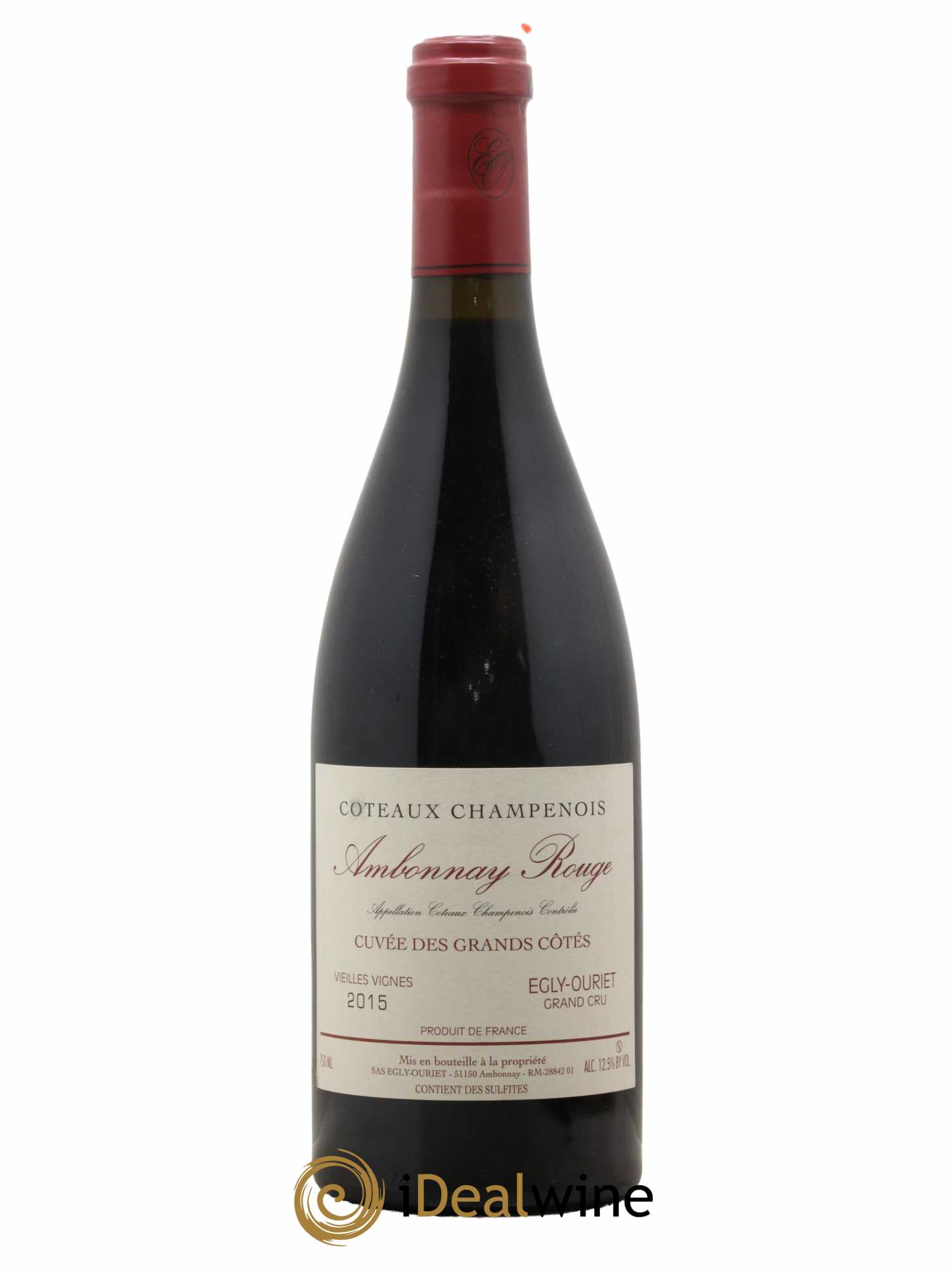 Ambonnay Cuvée des Grands Côtés VV Grand Cru Egly-Ouriet 2015 - Lot de 1 bouteille - 0