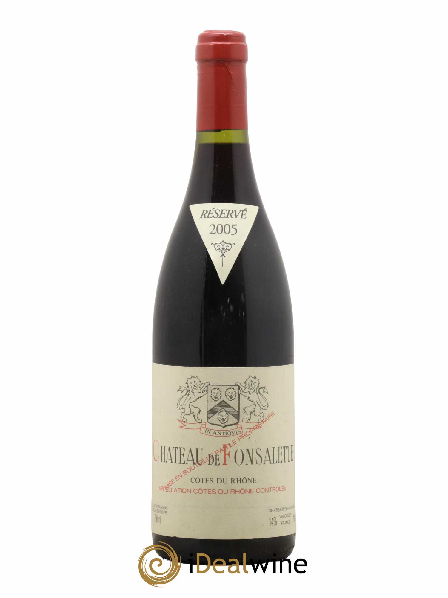 Côtes-du-Rhône Château de Fonsalette Emmanuel Reynaud 2005 - Lot de 1 bouteille - 0