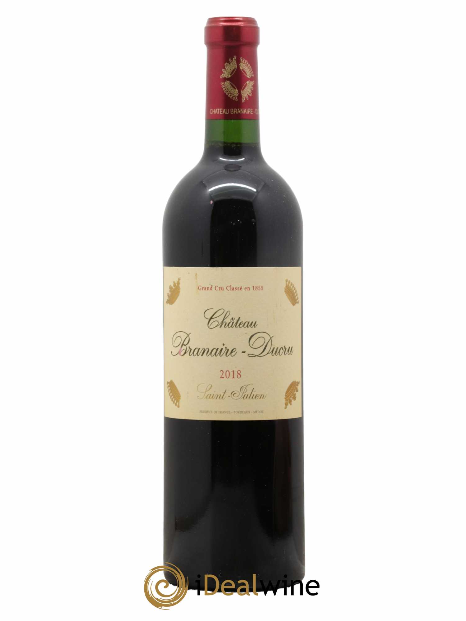 Château Branaire Ducru 4ème Grand Cru Classé 2018 - Lot de 1 bouteille - 0