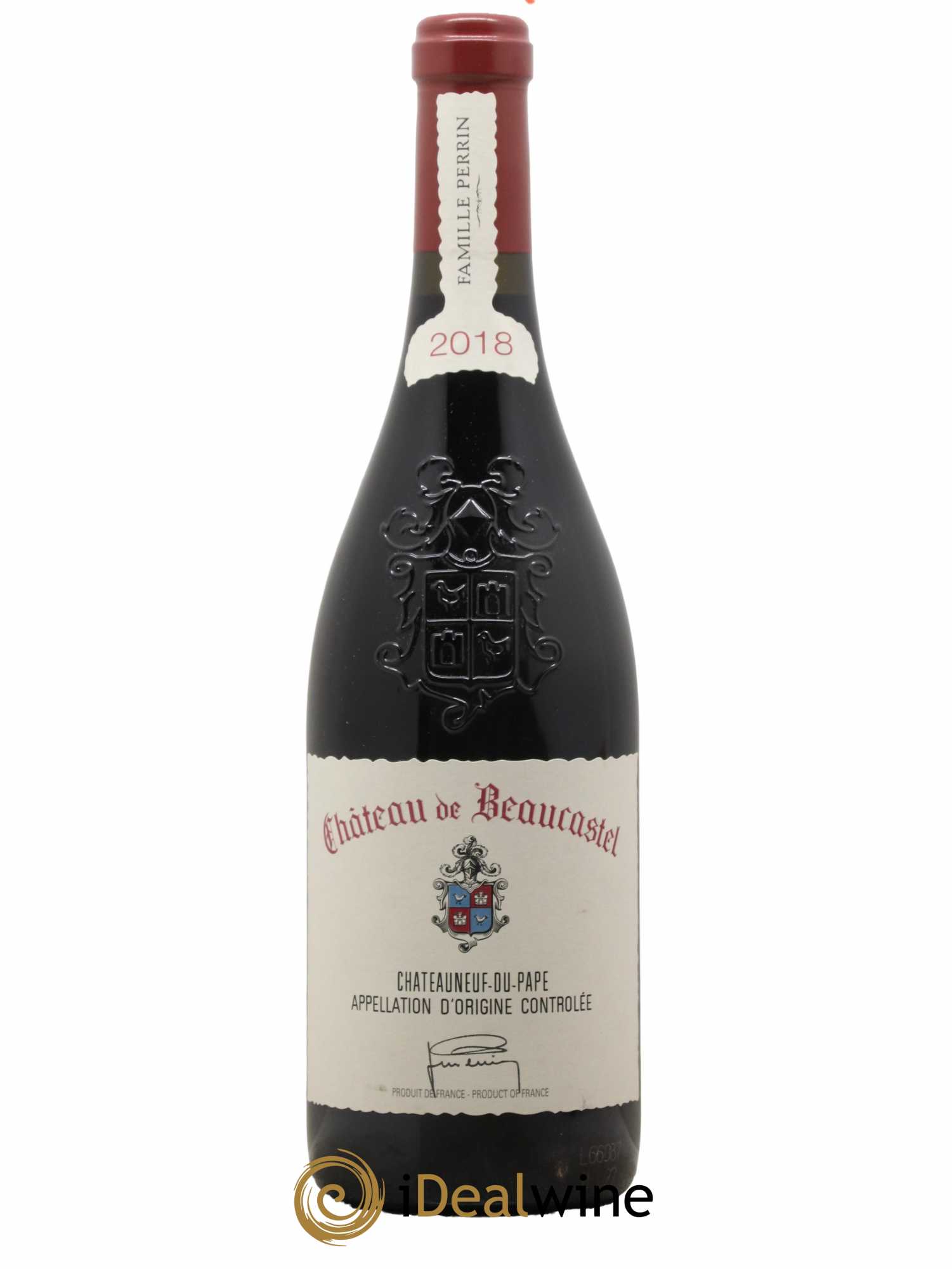 Châteauneuf-du-Pape Château de Beaucastel Famille Perrin 2018 - Lot de 1 bouteille - 0
