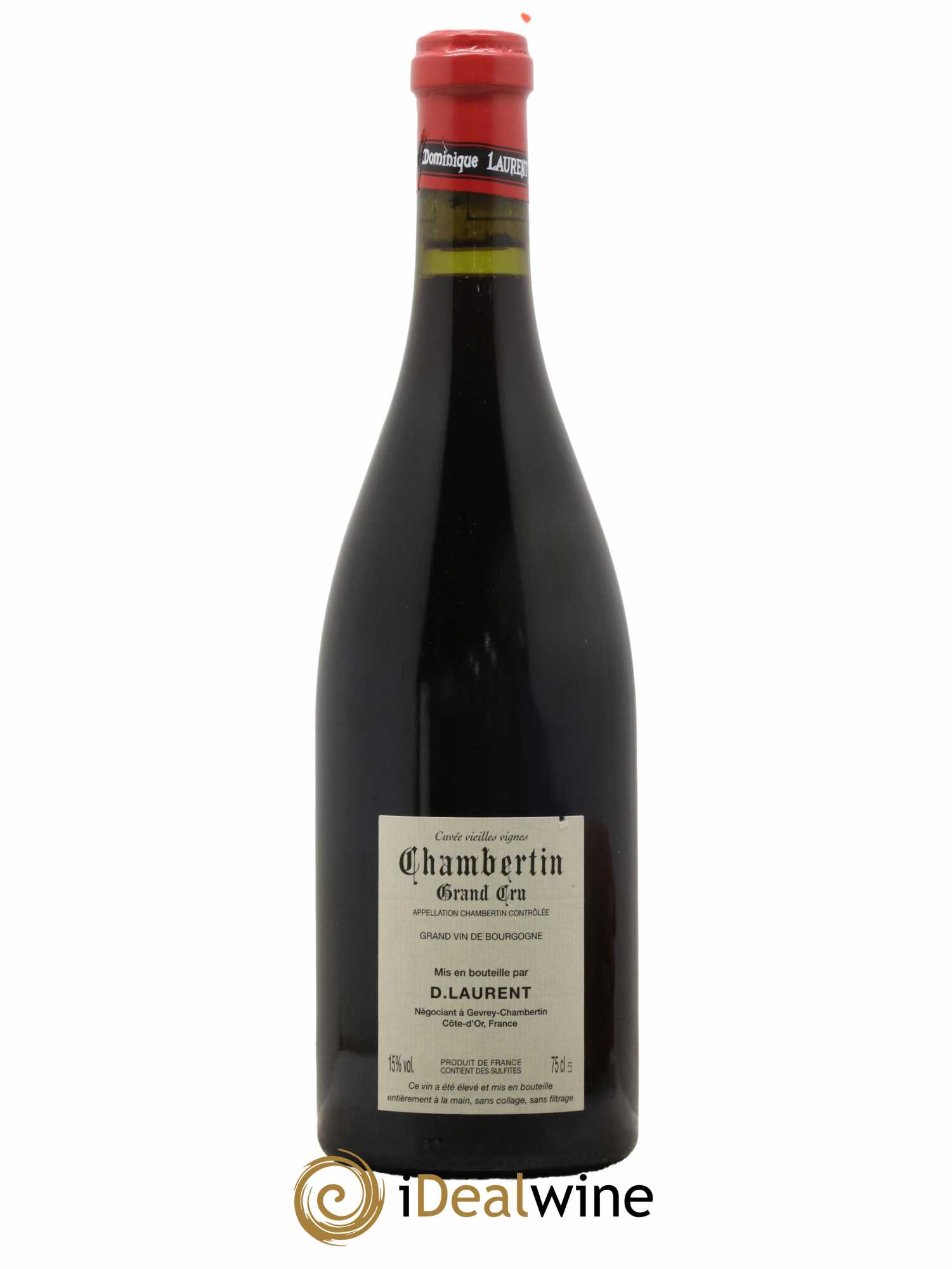 Chambertin Grand Cru Grande cuvée Vieilles Vignes Dominique Laurent 2019 - Lot de 1 bouteille - 1