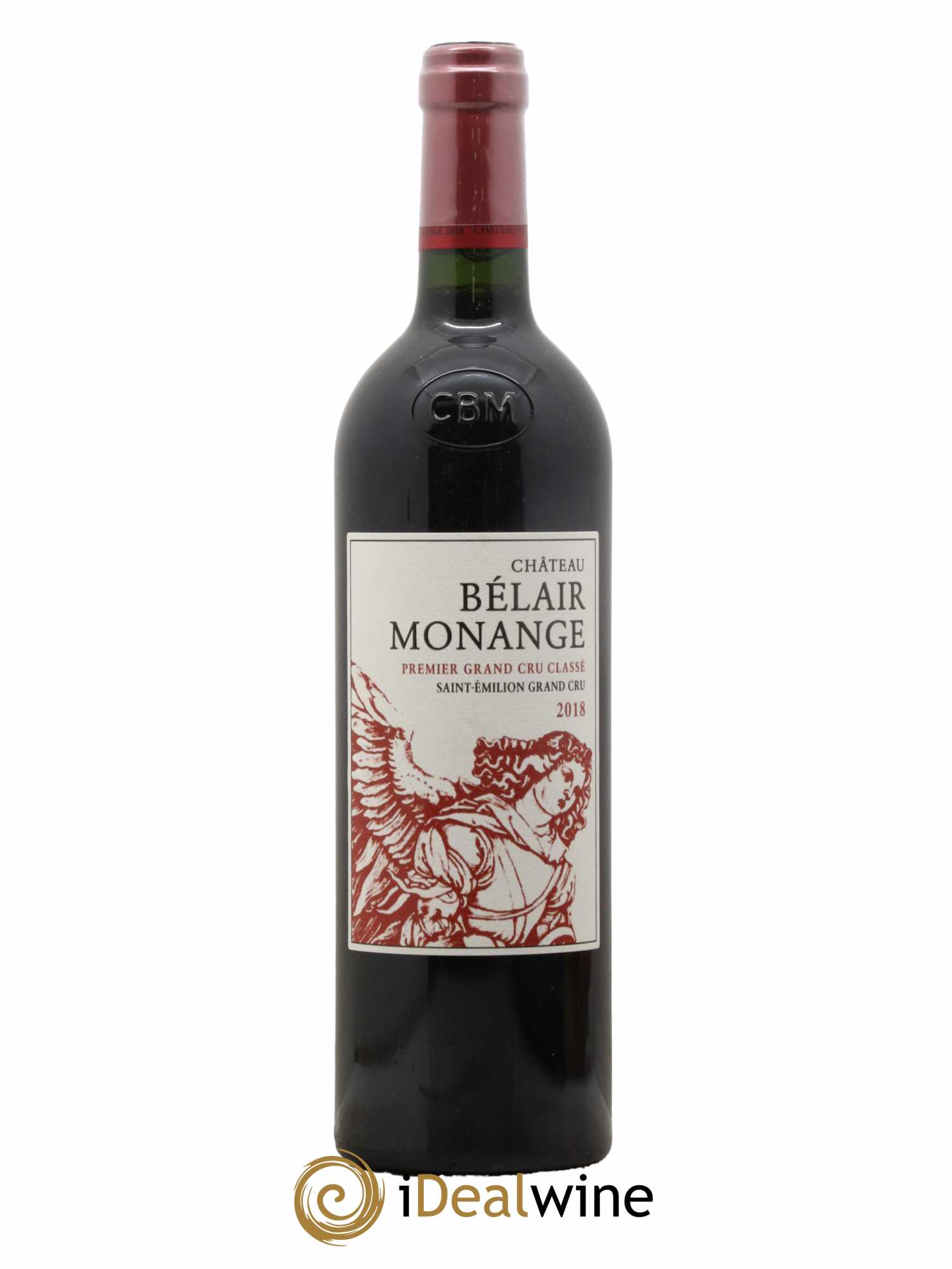 Château Belair (Belair-Monange) 1er Grand Cru Classé B 2018 - Lot de 1 bouteille - 0