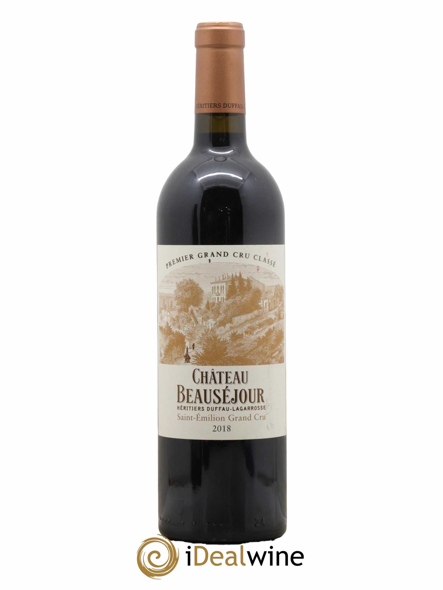 Château Beauséjour (Duffau-Lagarrosse) 1er Grand Cru Classé B 2018 - Lot de 1 bouteille - 0