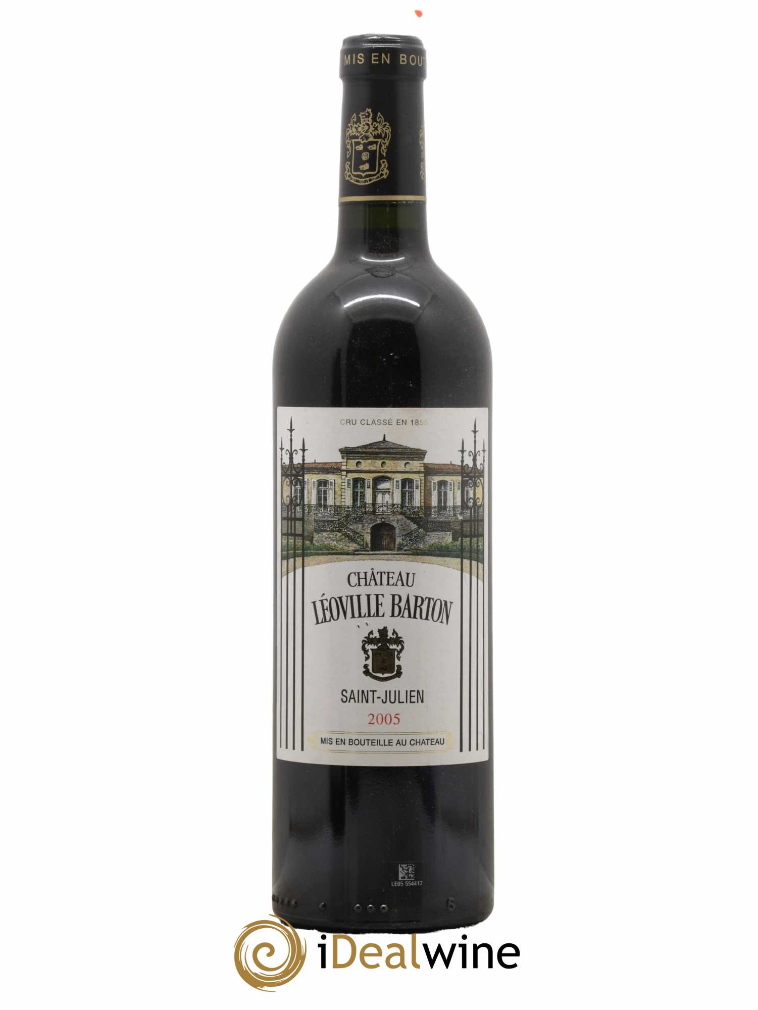 Château Léoville Barton 2ème Grand Cru Classé 2005 - Lot de 1 bouteille - 0