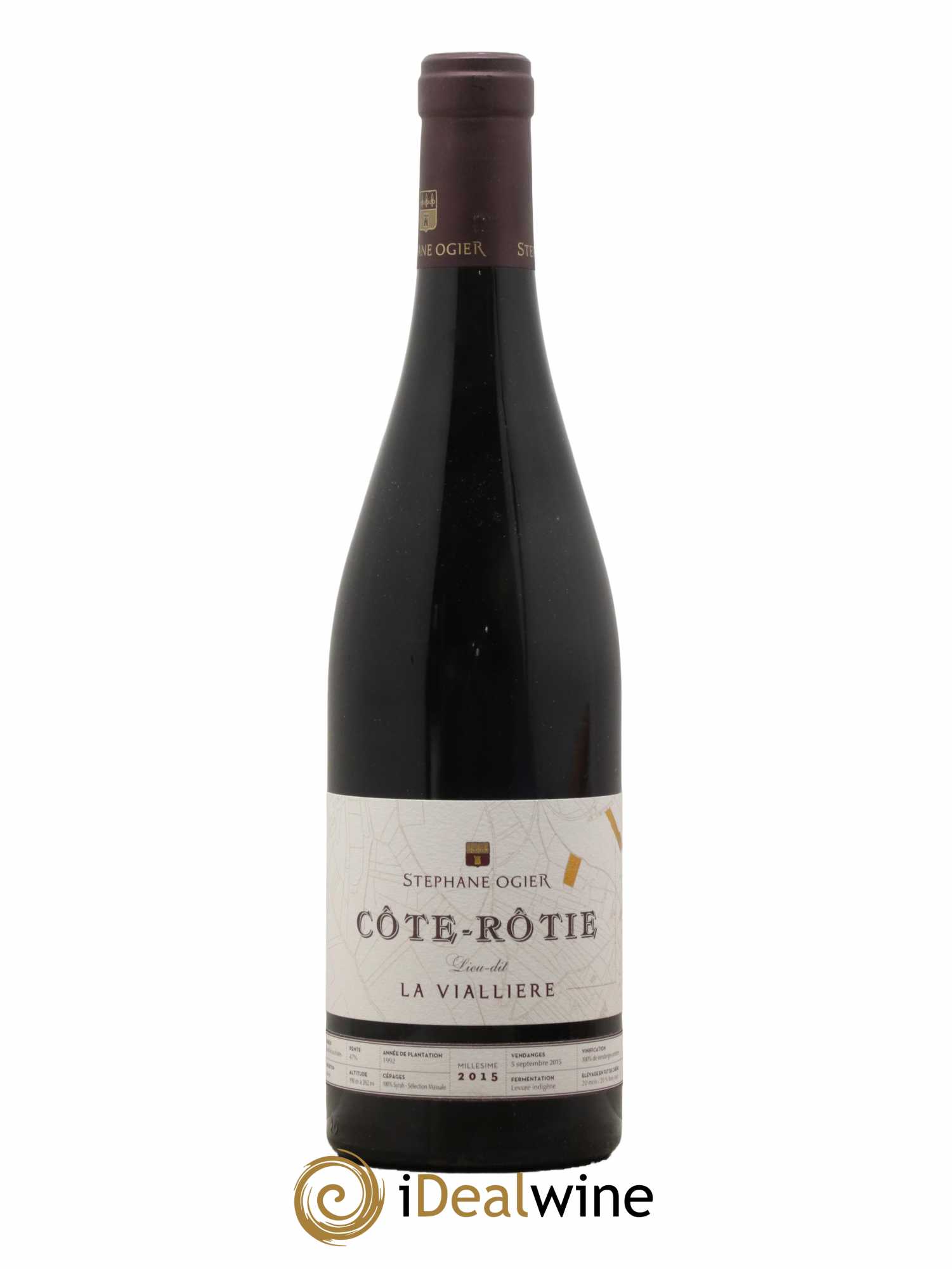 Côte-Rôtie Viallière Stéphane Ogier 2015 - Lot de 1 bouteille - 0
