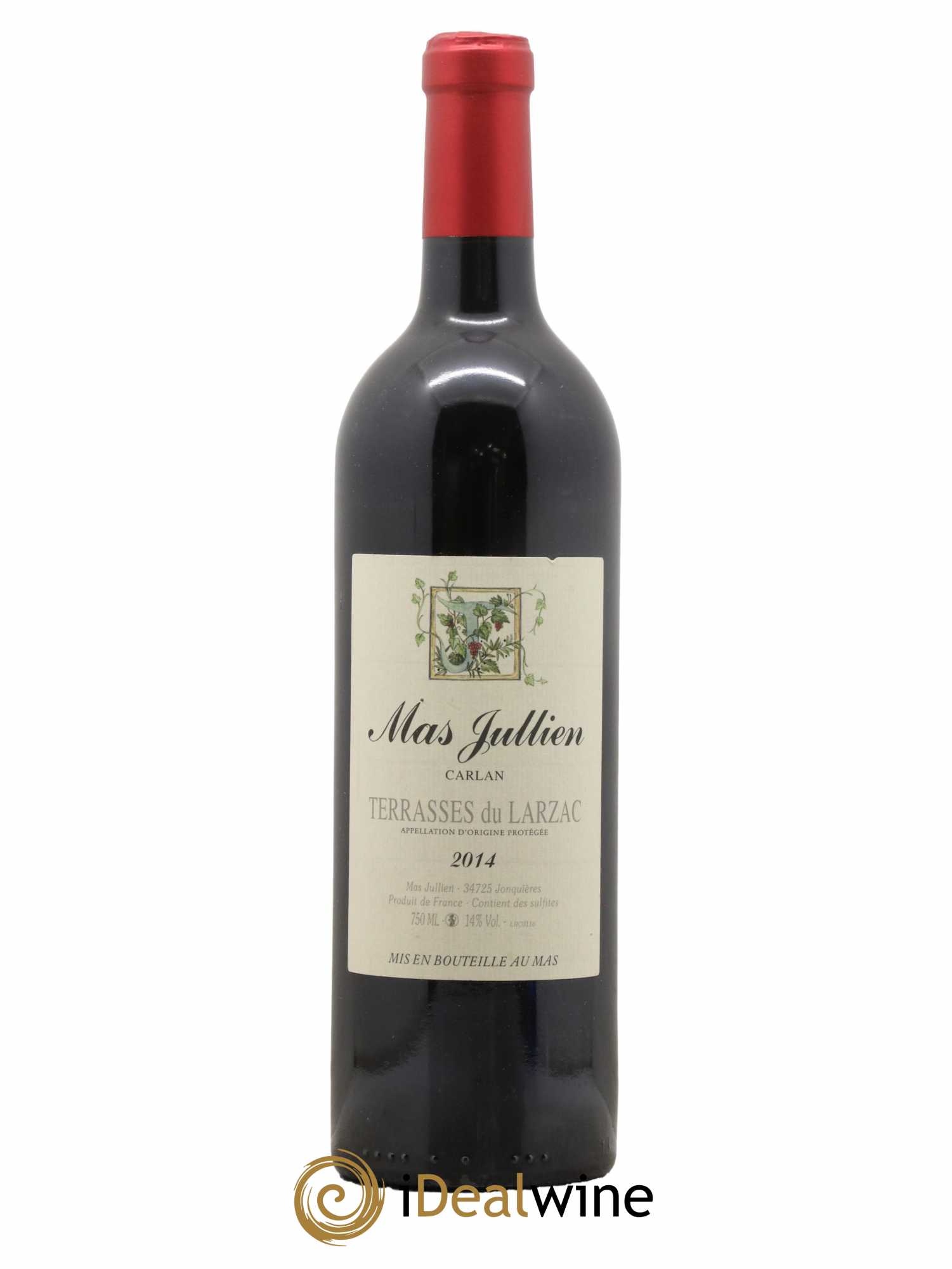 Terrasses du Larzac Mas Jullien Carlan Olivier Jullien 2014 - Lotto di 1 bottiglia - 0