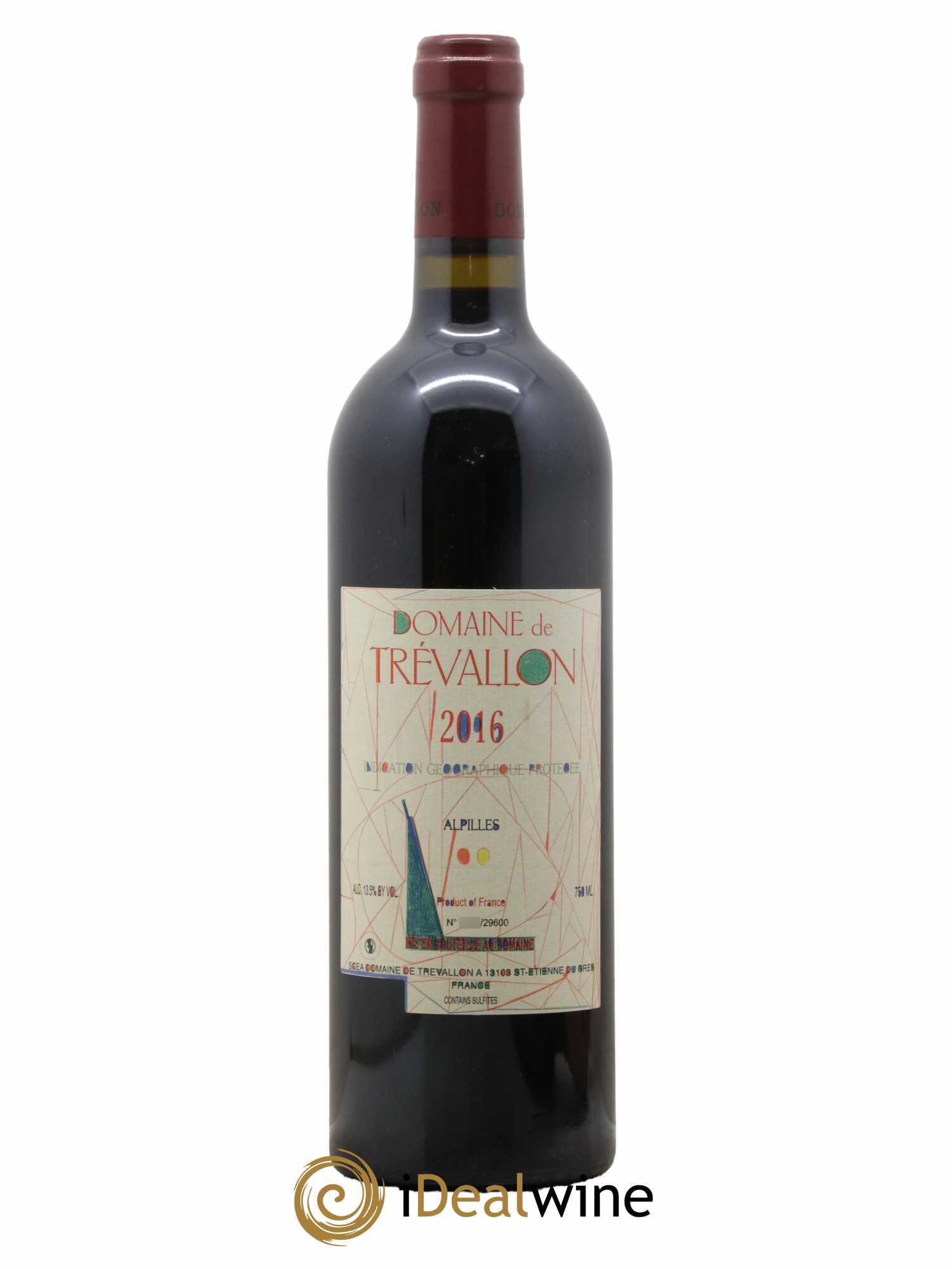Alpilles Trévallon (Domaine de) Eloi Dürrbach 2016 - Lot de 1 bouteille - 0