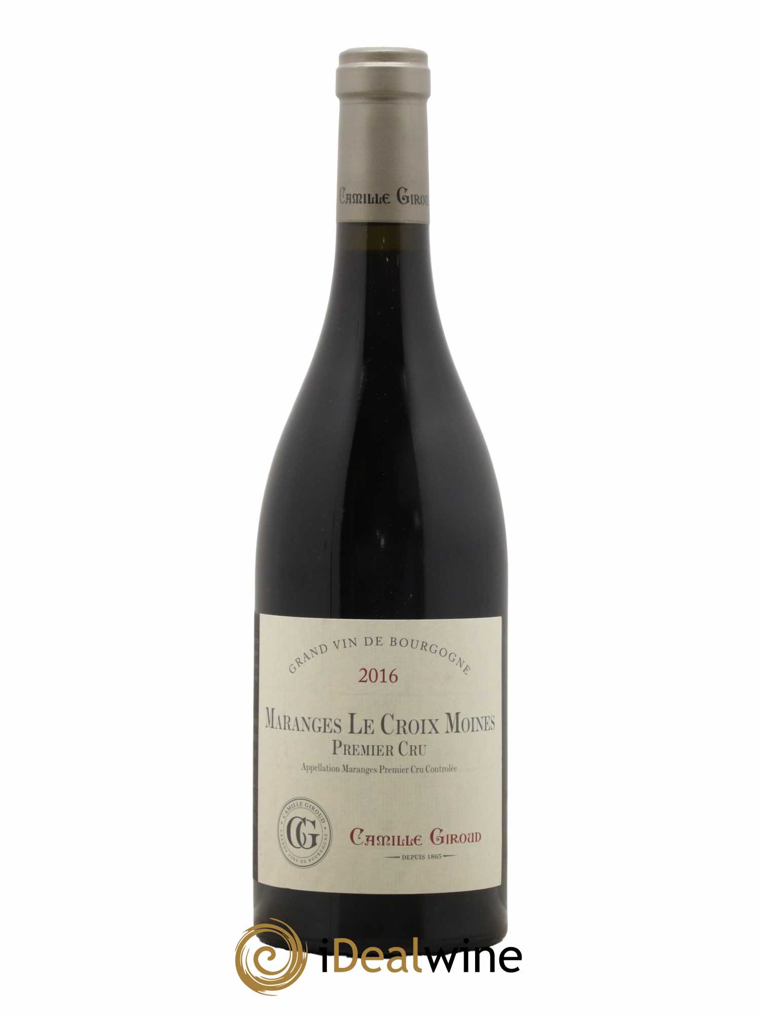 Maranges 1er Cru Le Croix Moines Camille Giroud 2016 - Lot de 1 bouteille - 0