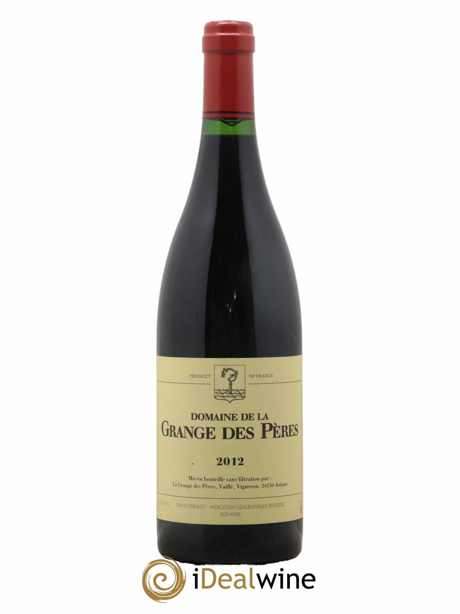 Pays d'Hérault Grange des Pères Laurent Vaillé 2012 - Lot de 1 bouteille - 0
