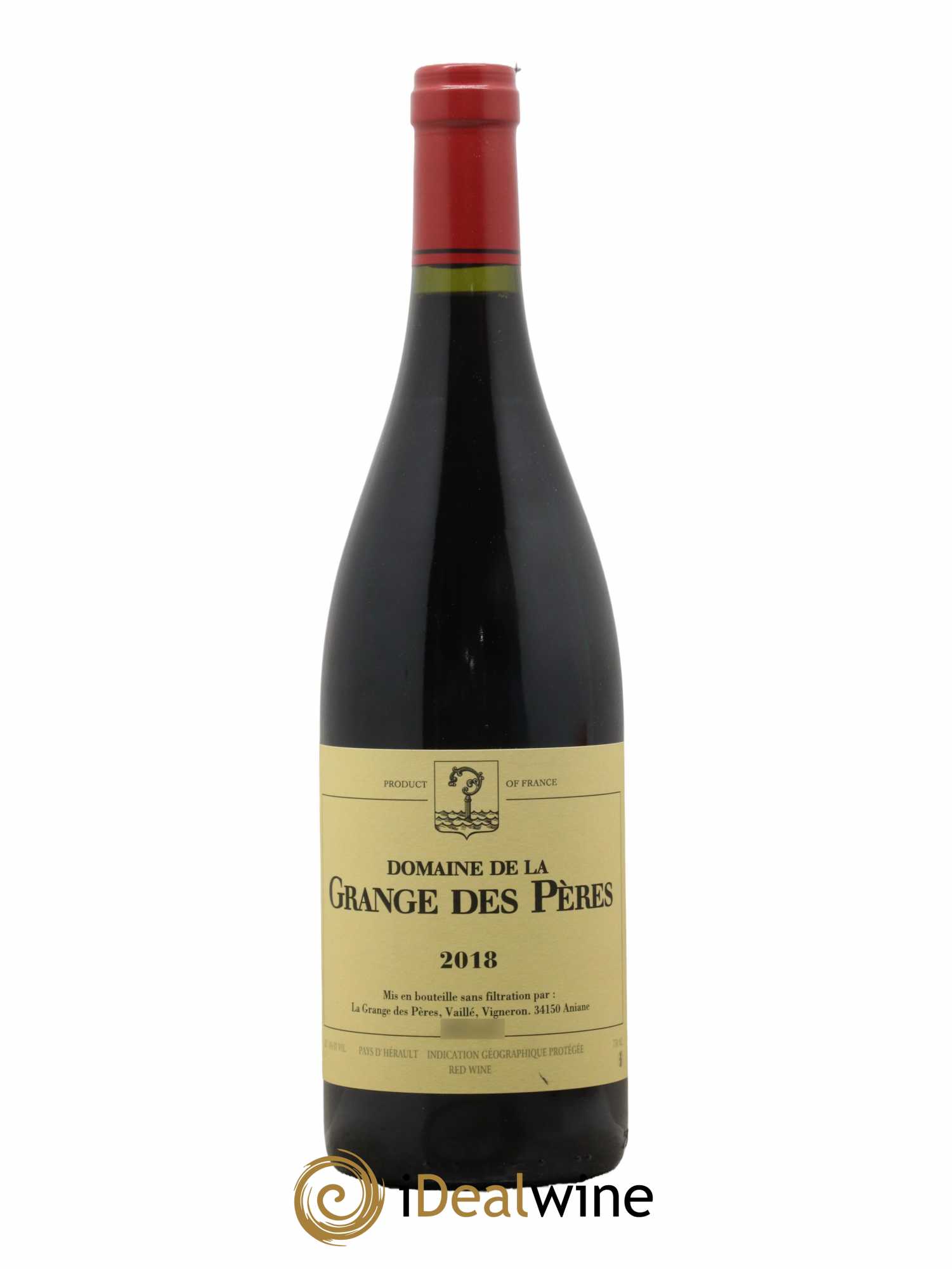 Pays d'Hérault Grange des Pères Laurent Vaillé 2018 - Lot de 1 bouteille - 0