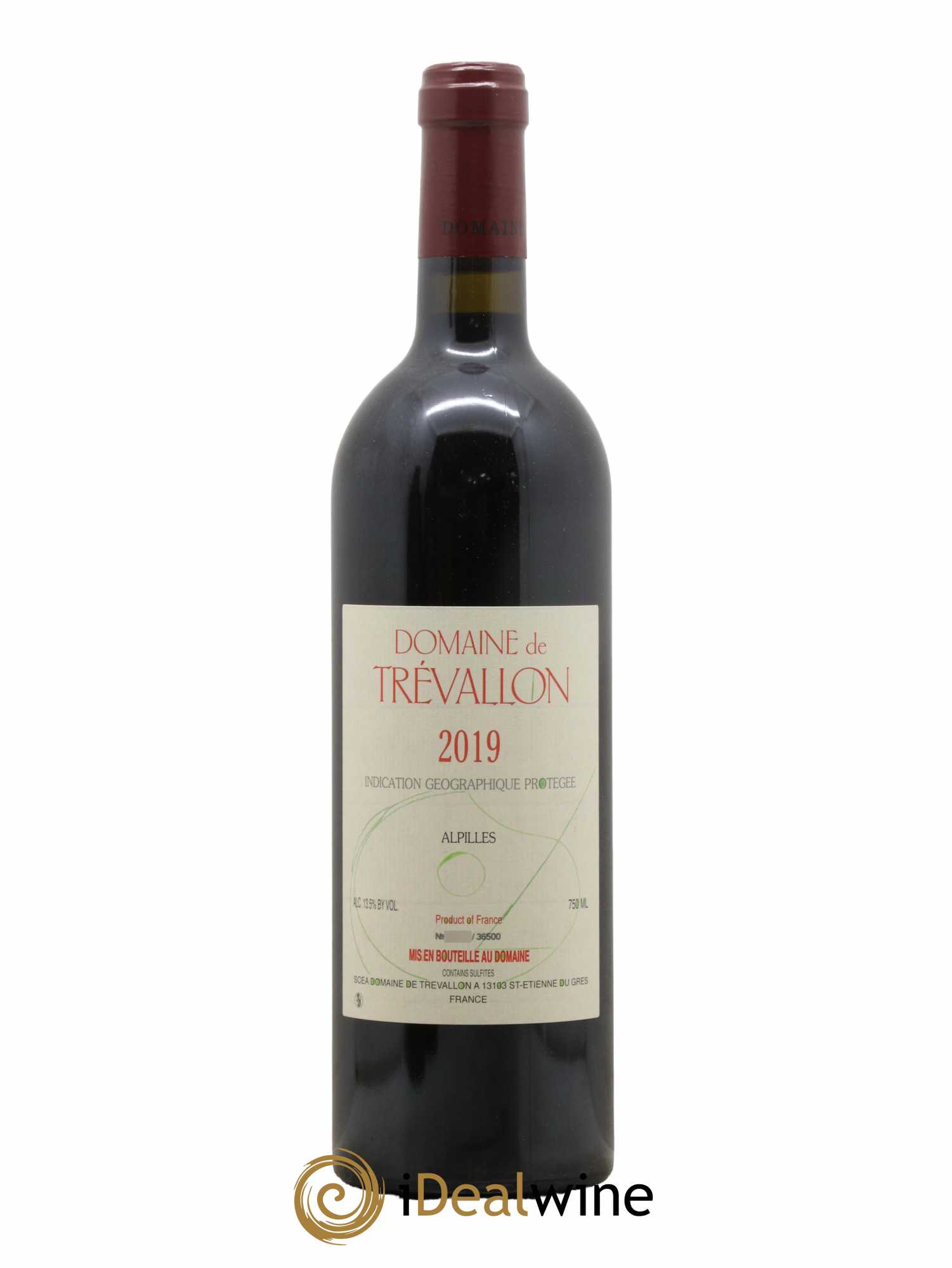 Alpilles Trévallon (Domaine de) Eloi Dürrbach 2019 - Lot de 1 bouteille - 0