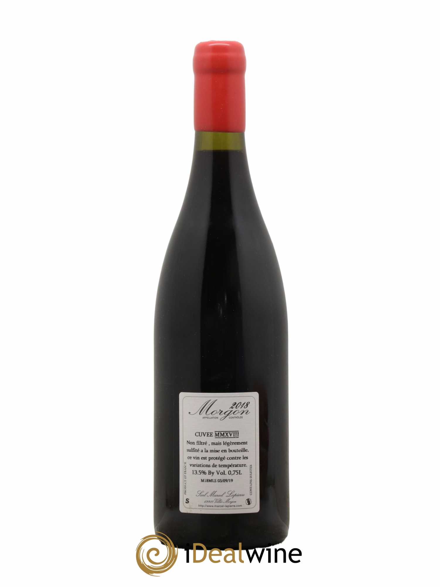 Morgon Cuvée Marcel Lapierre Marcel Lapierre (Domaine) 2018 - Lot de 1 bouteille - 1