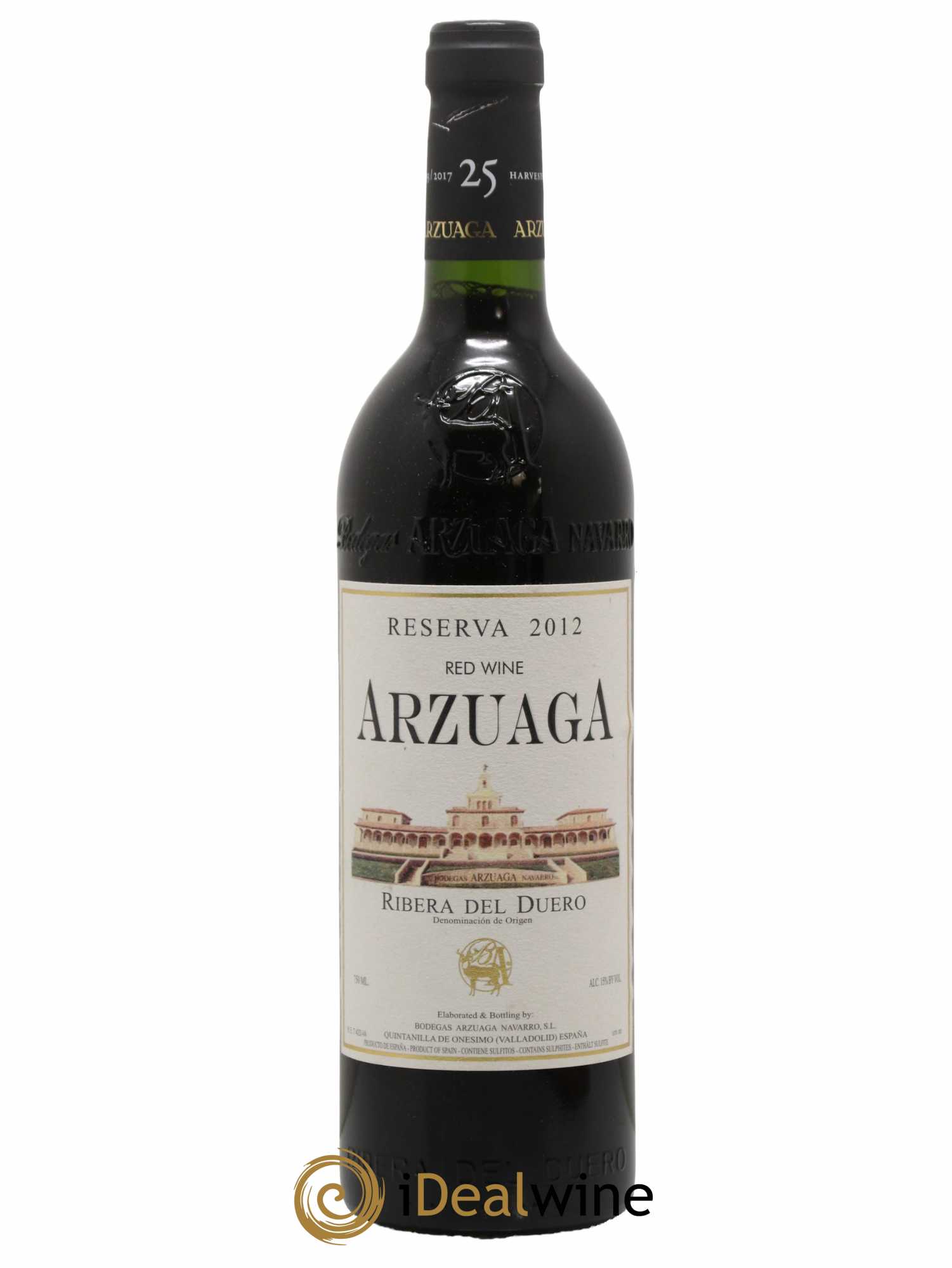 Ribera Del Duero DO Arzuaga Reserva 2012 - Lot de 1 bouteille - 0