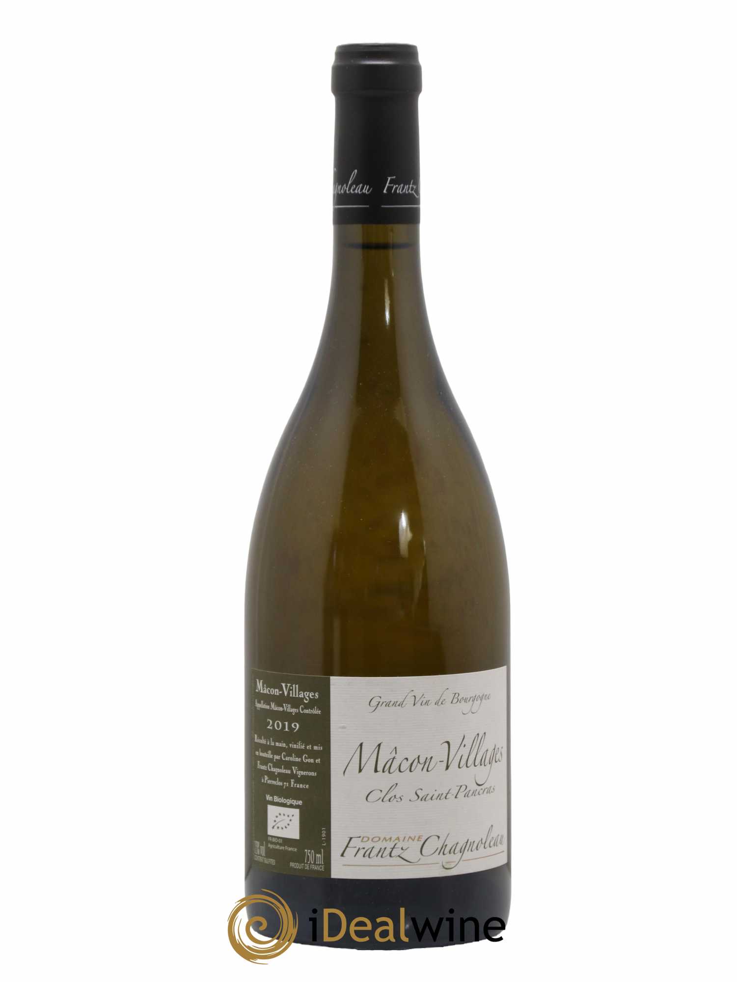 Mâcon Clos Saint Pancras Frantz Chagnoleau (Domaine) 2019 - Lot de 1 bouteille - 0