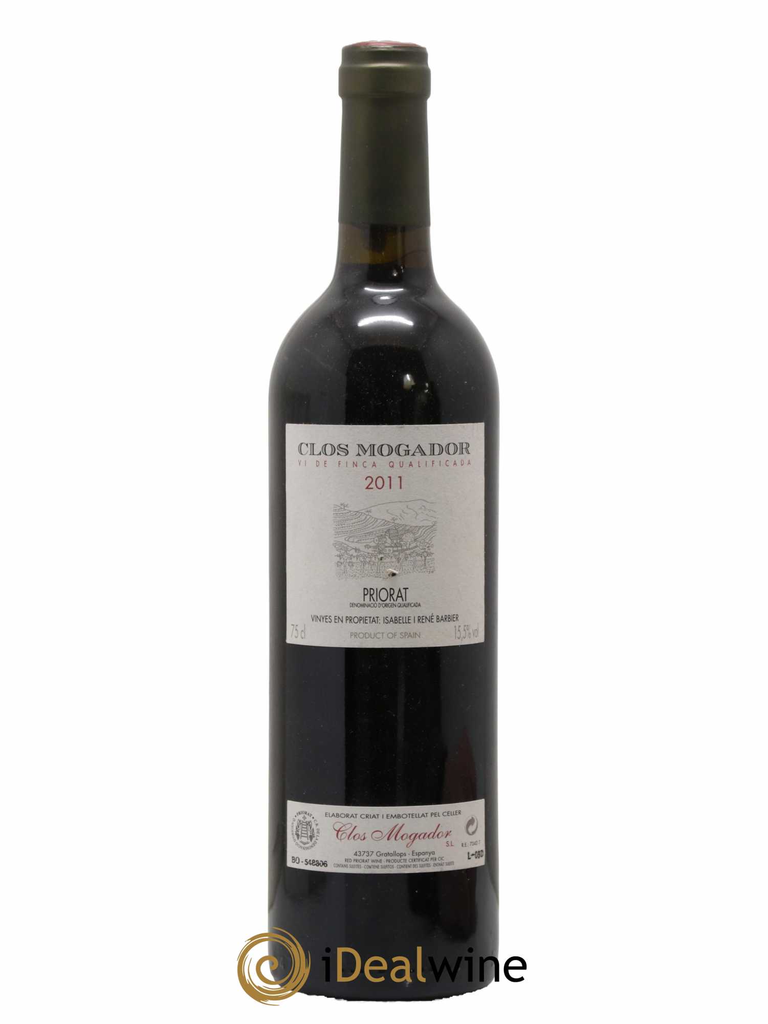 Priorat Clos Mogador DOCA René Barbier 2011 - Lot de 1 bouteille - 0