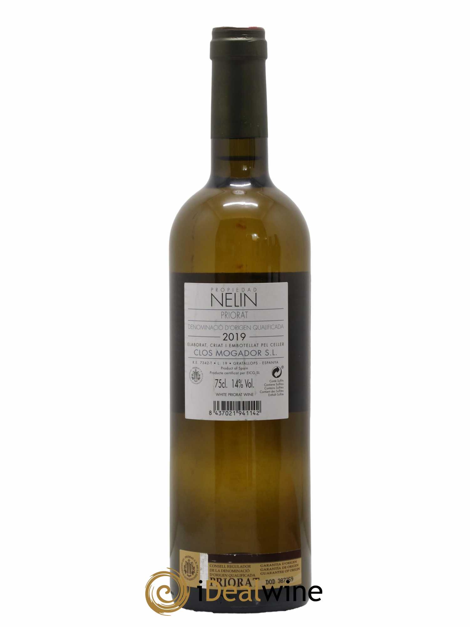 Espagne Nelin Clos Mogador Priorat 2019 - Lot de 1 bouteille - 1