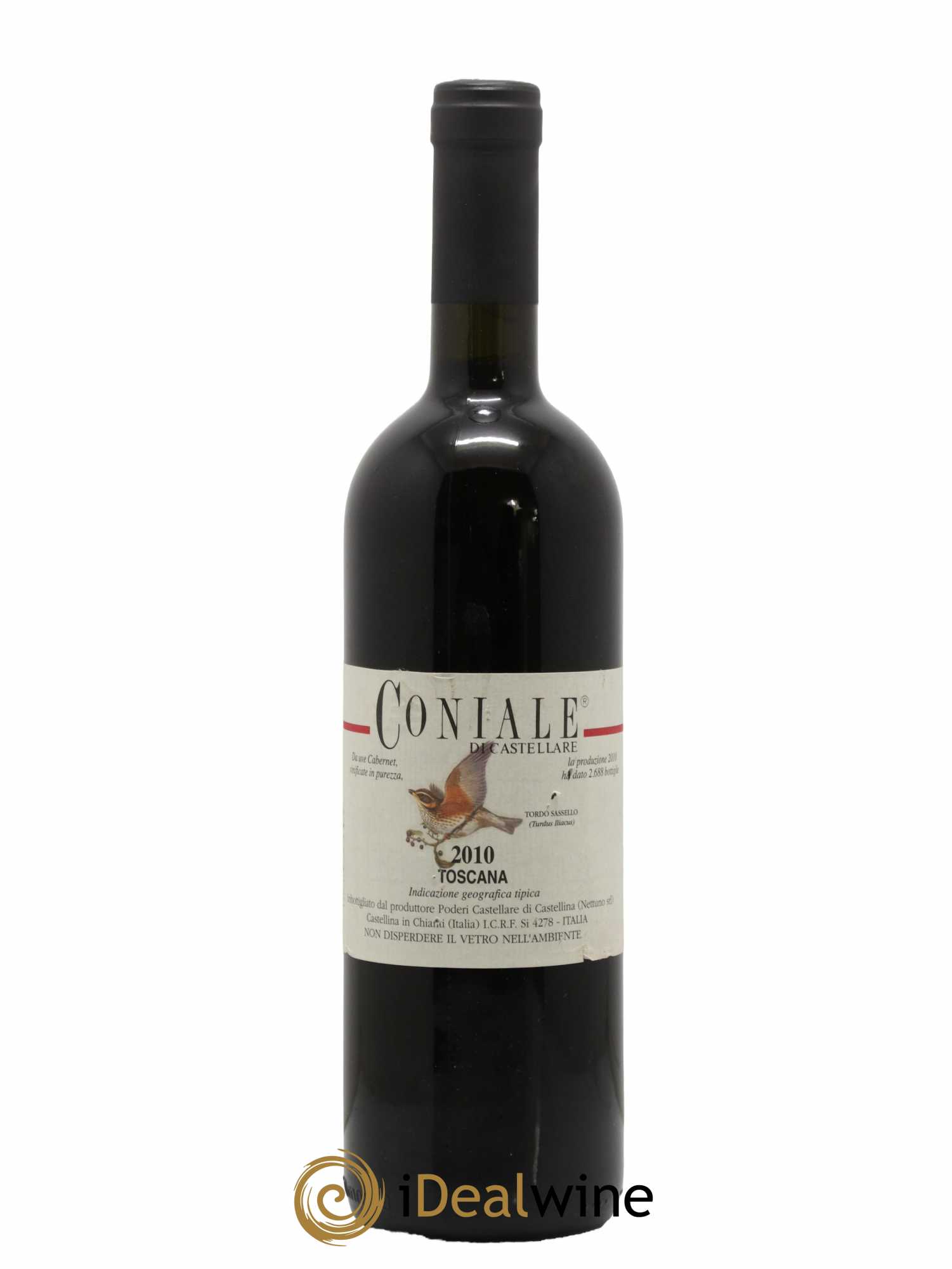 Toscana IGT Coniale Castellare di Castellina 2010 - Lot de 1 bouteille - 0