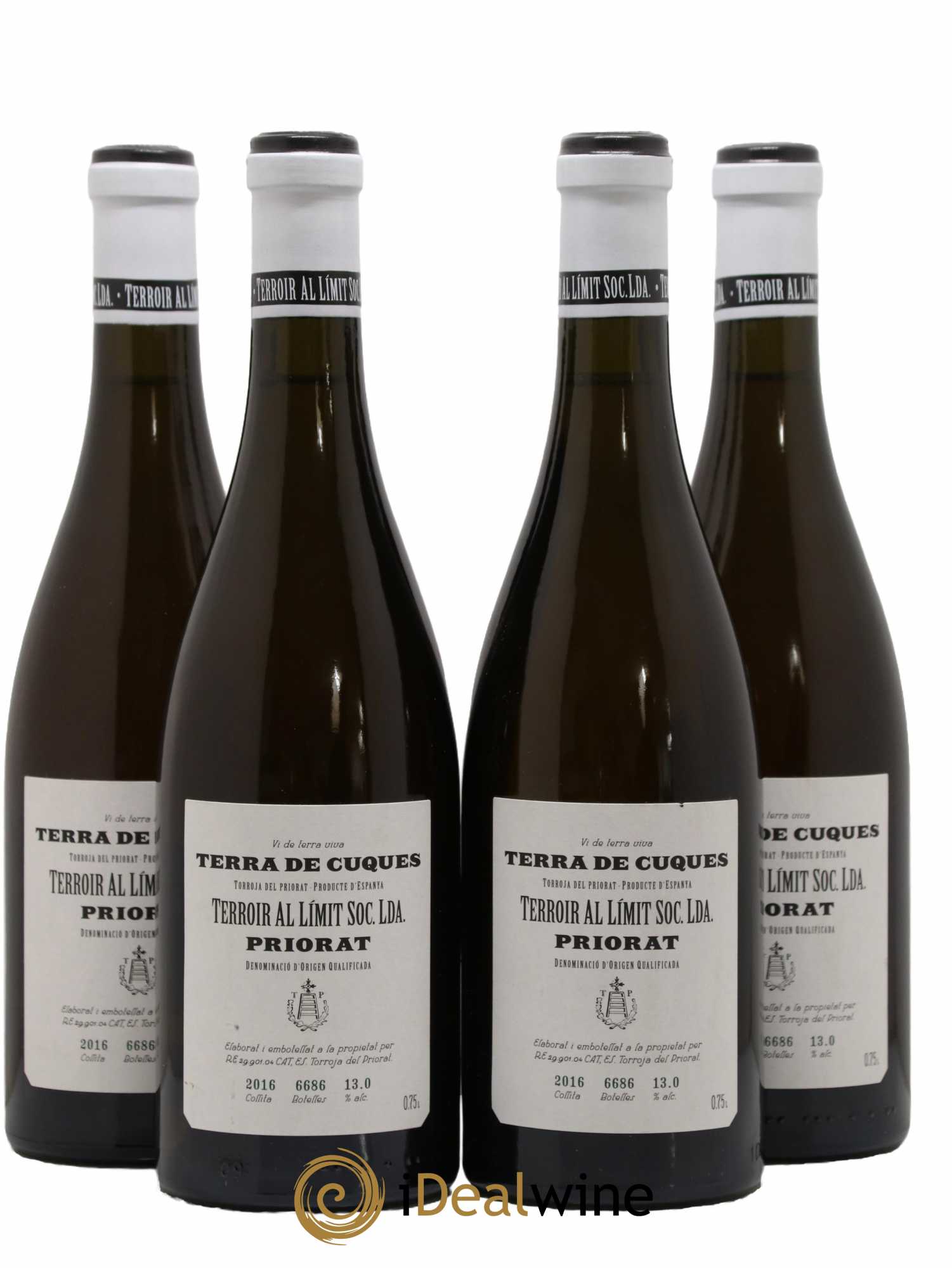 Priorat Terroir Al Limit Terra de Cuques Dominik Hubert 2016 - Lot de 4 bouteilles - 0