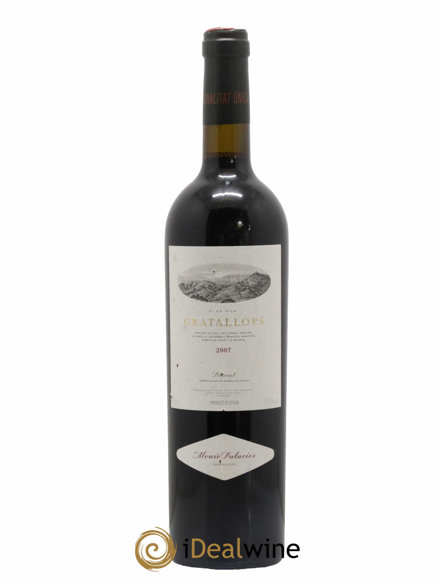 Priorat DOCa Alvaro Palacios Vi de Vila Gratallops 2007 - Lot de 1 bouteille - 0