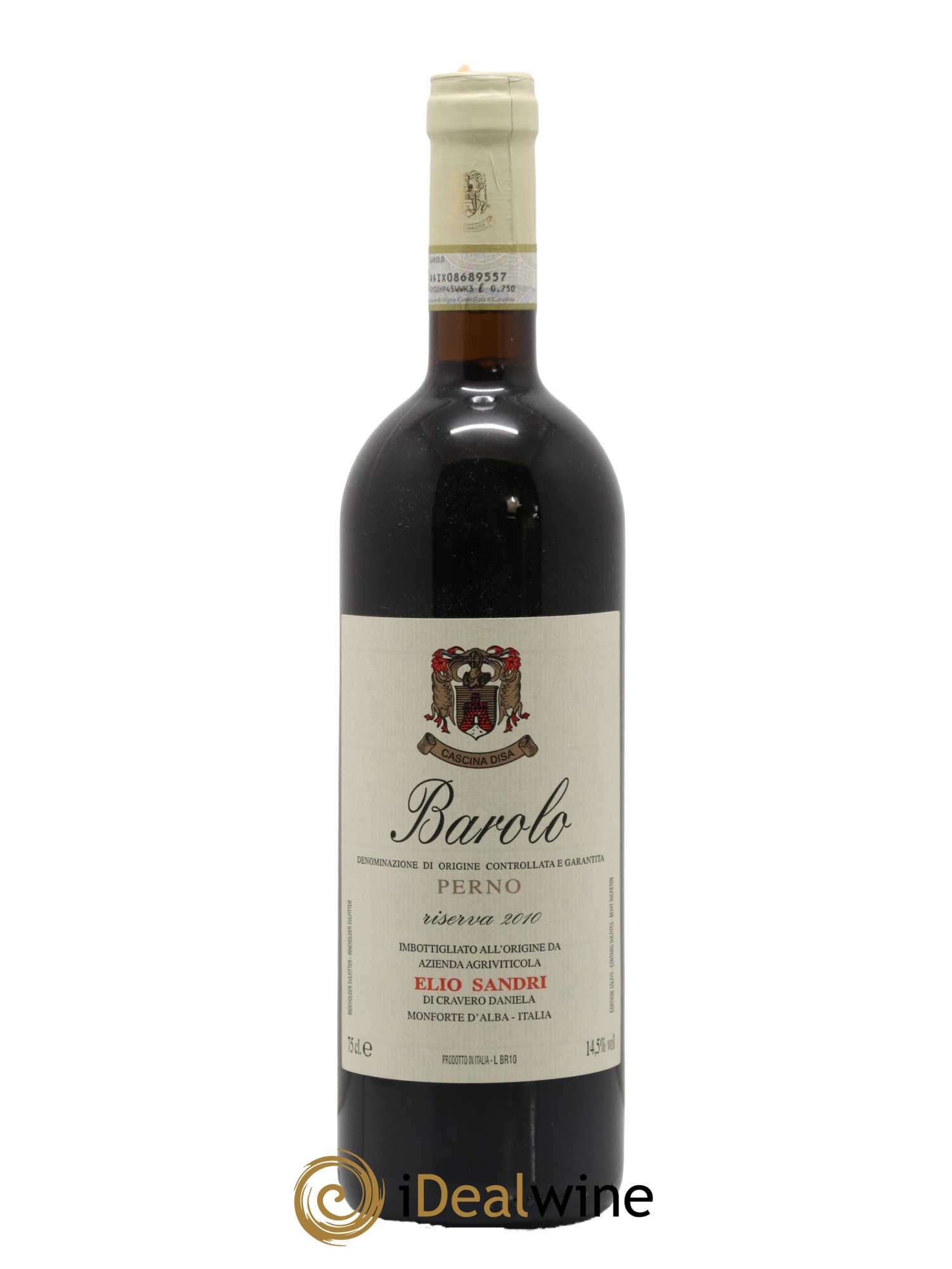 Barolo Perno Riserva Elio Sandri 2010 - Posten von 1 Flasche - 0