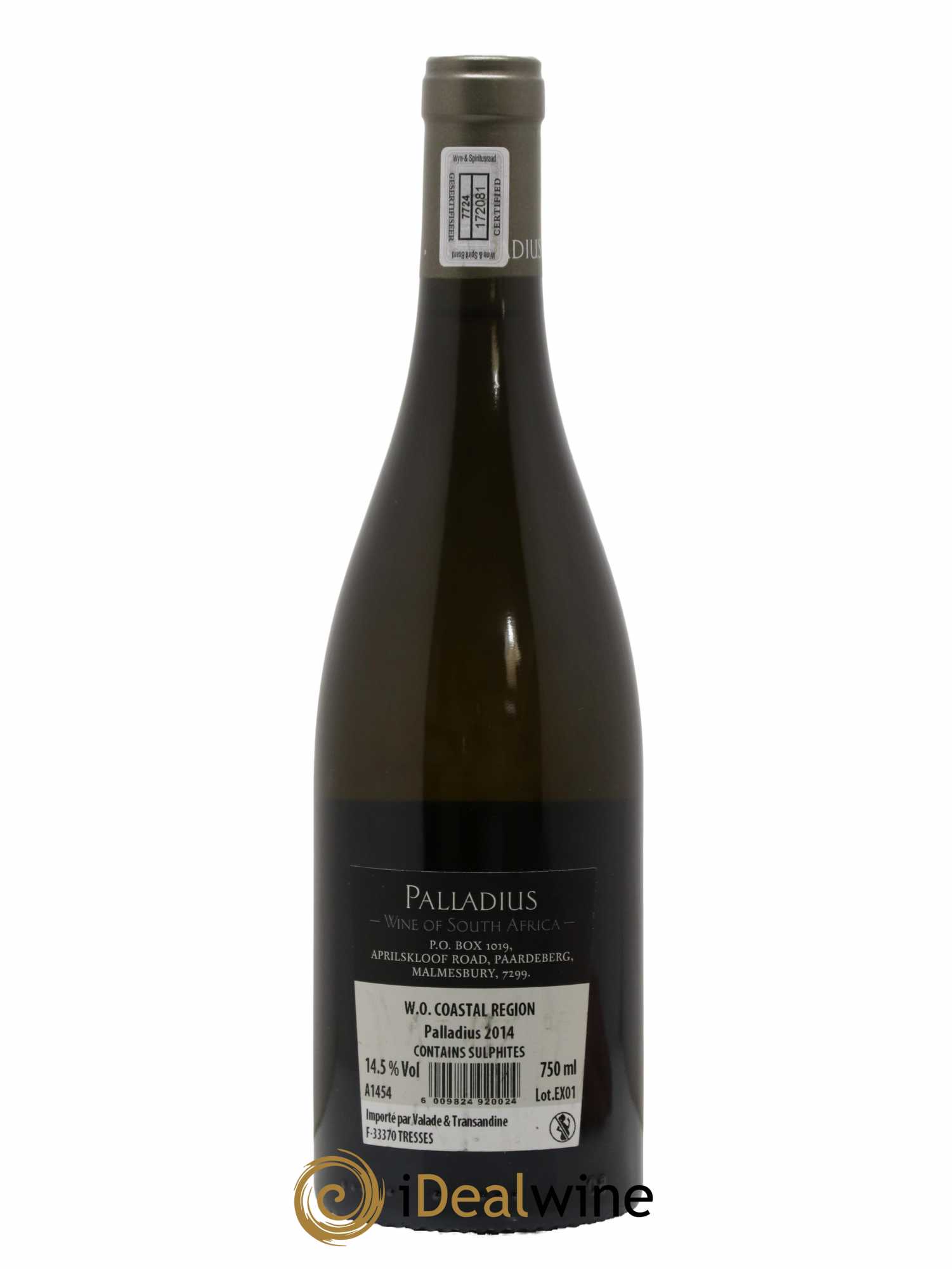 Swartland The Sadie Family Palladius 2014 - Lot de 1 bouteille - 1