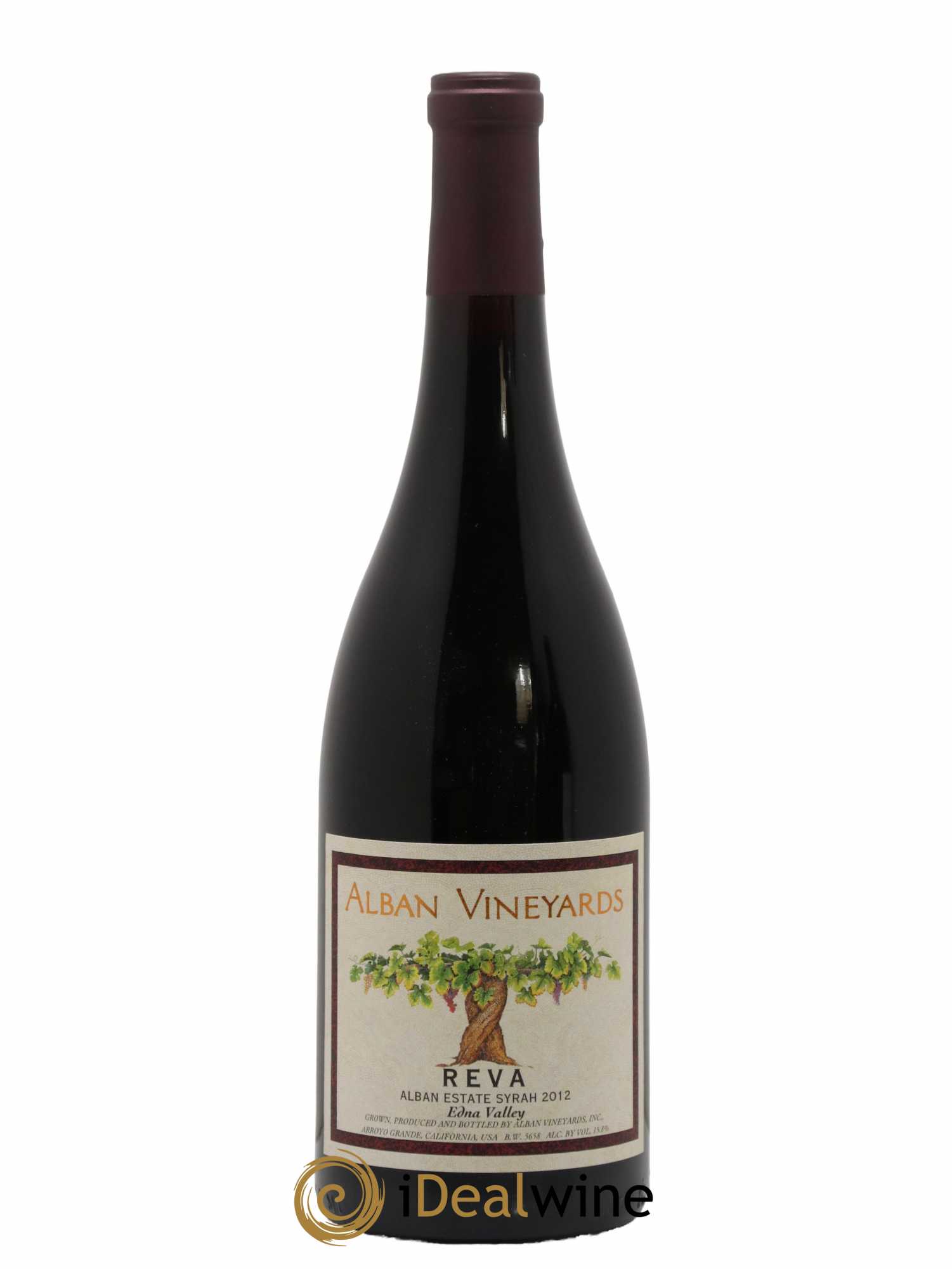 USA Edna Valley Reva Estate Syrah Alban Vineyards 2012 - Lot de 1 bouteille - 0