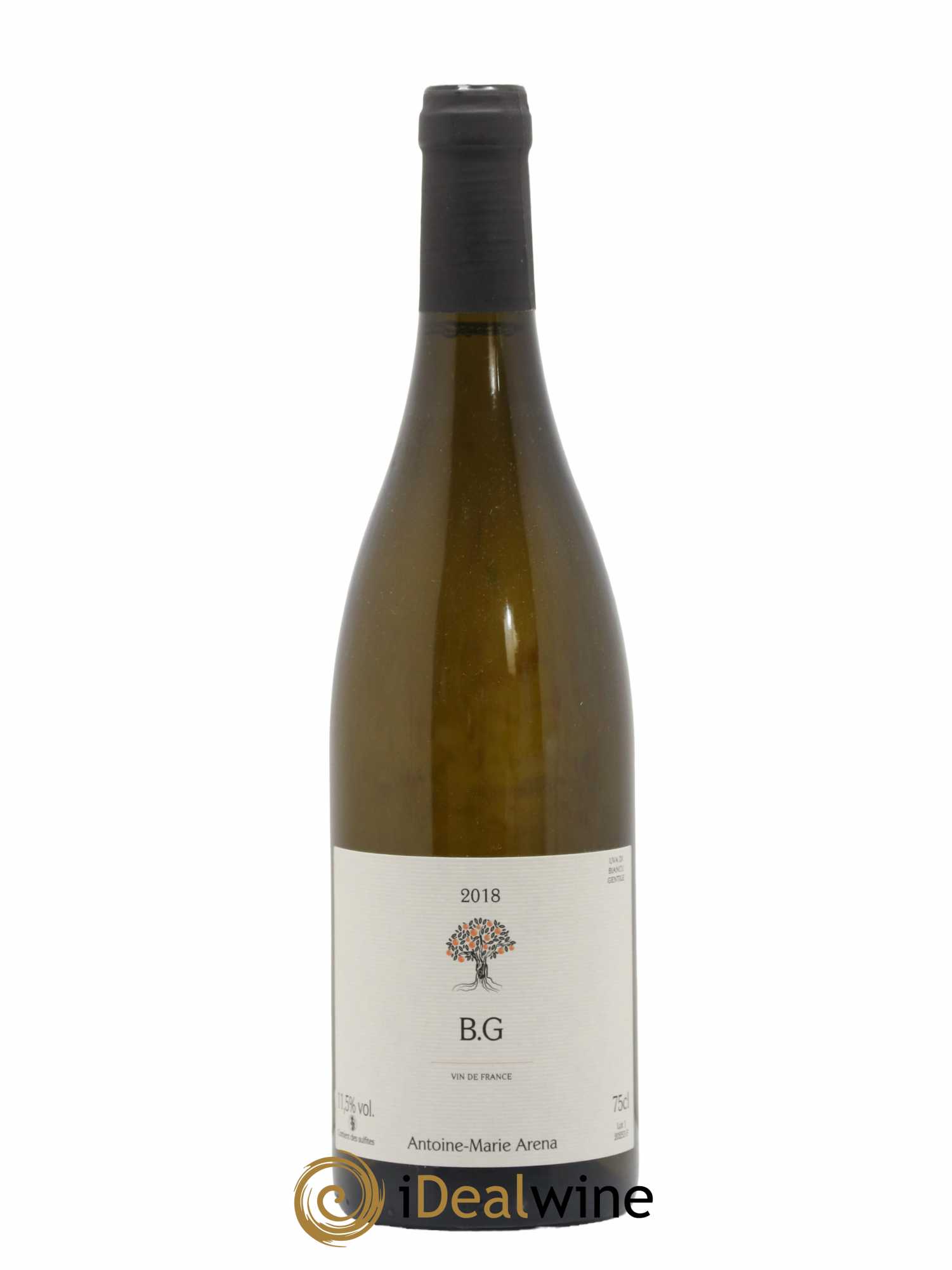 Vin de France Bianco Gentile Antoine Marie Arena 2018 - Lot de 1 bouteille - 0