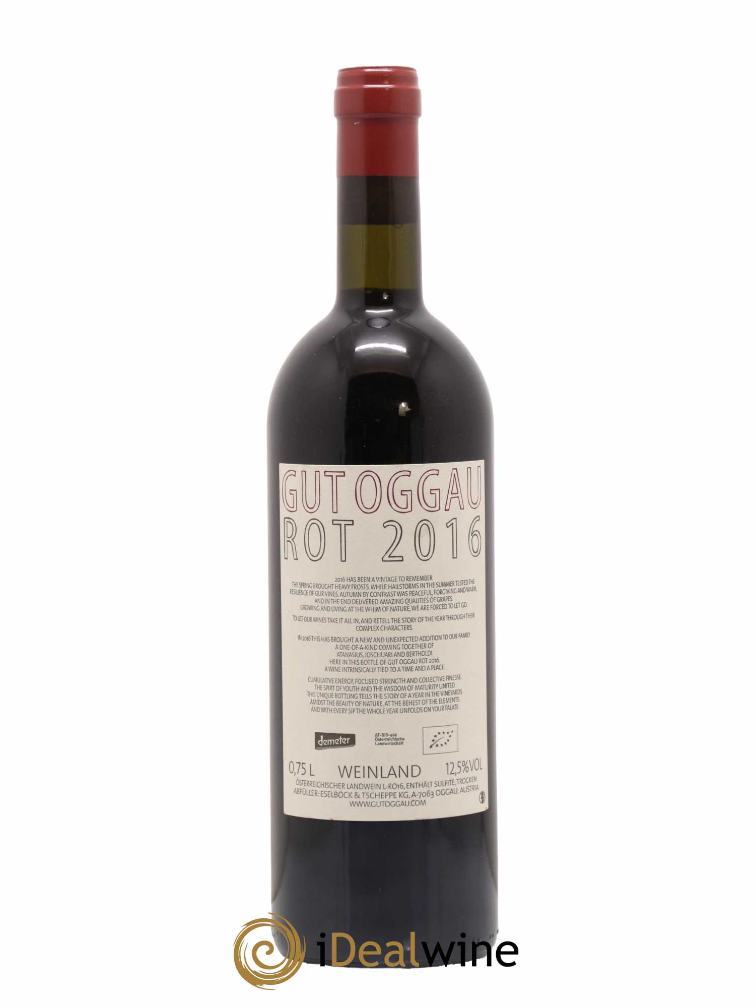 Autriche Gut Oggau Rot 2016 - Lot de 1 bouteille - 1