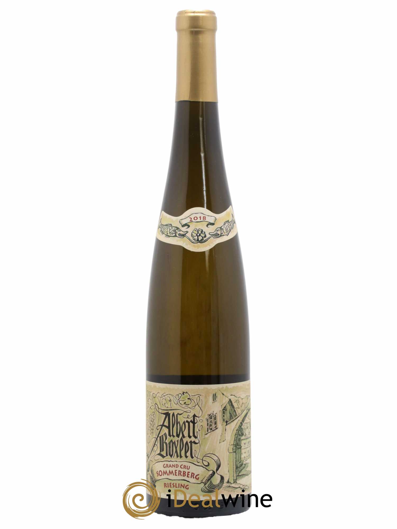 Alsace Riesling Grand Cru Sommerberg D Albert Boxler 2018 - Lot de 1 bouteille - 0
