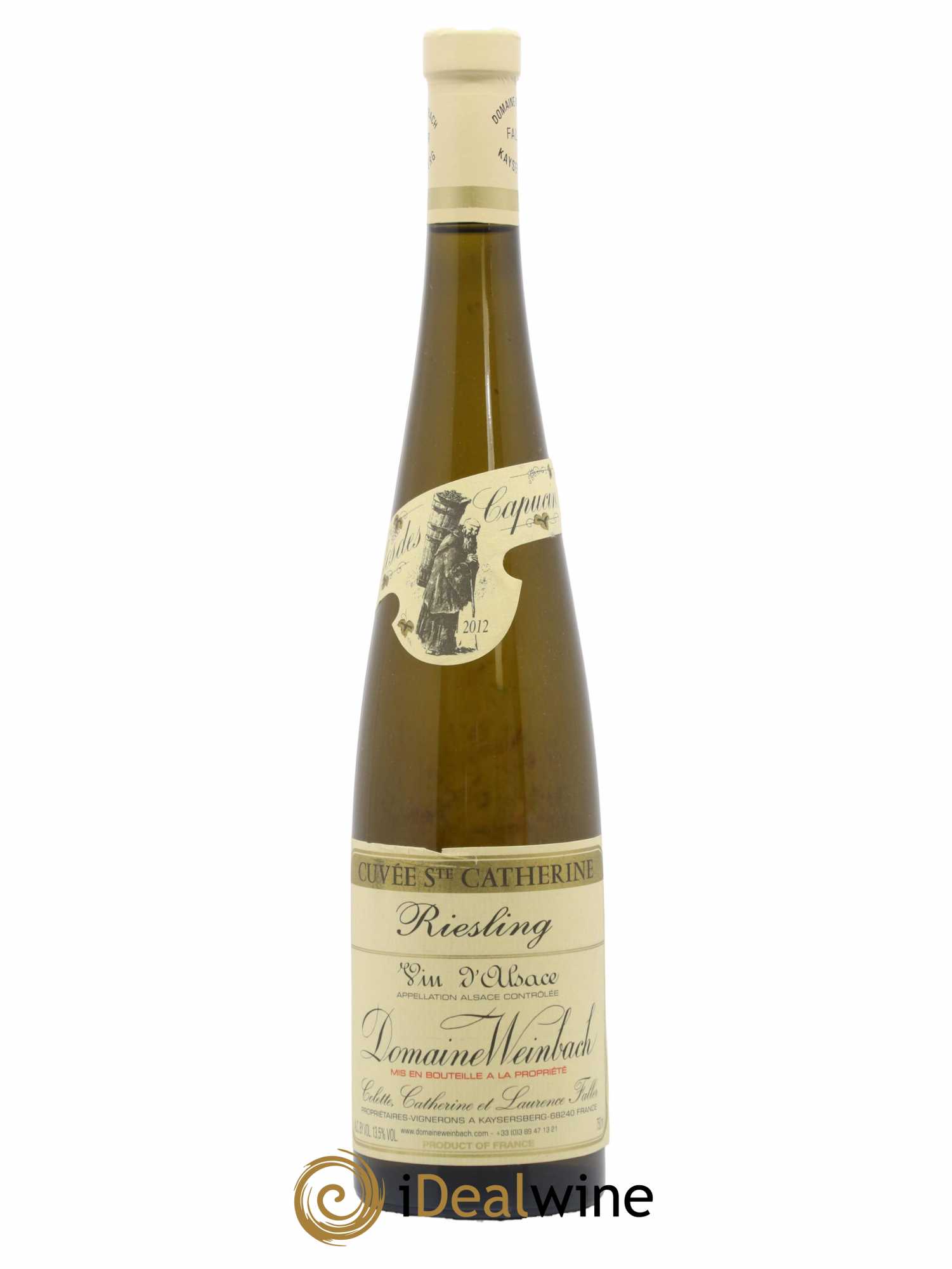 Alsace Riesling Cuvée Sainte-Catherine Weinbach (Domaine) 2012 - Lot de 1 bouteille - 0