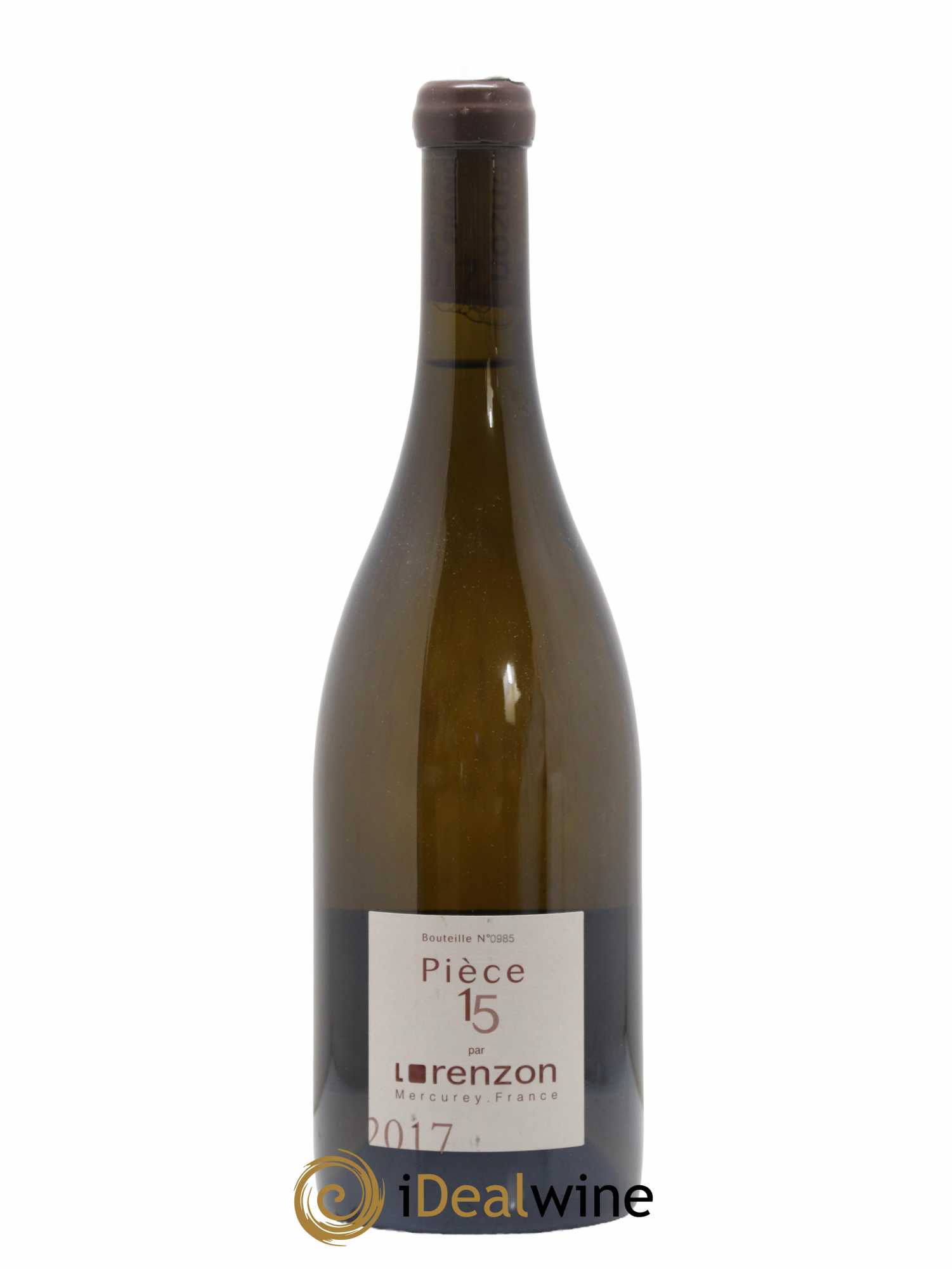 Mercurey 1er Cru Pièce 15 Bruno Lorenzon 2017 - Lot de 1 bouteille - 0