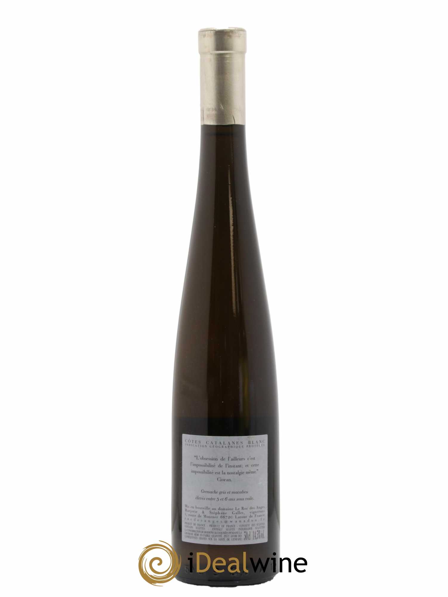 Vin de France Roc des Anges Cioran 50cl - Lot de 1 bouteille - 1