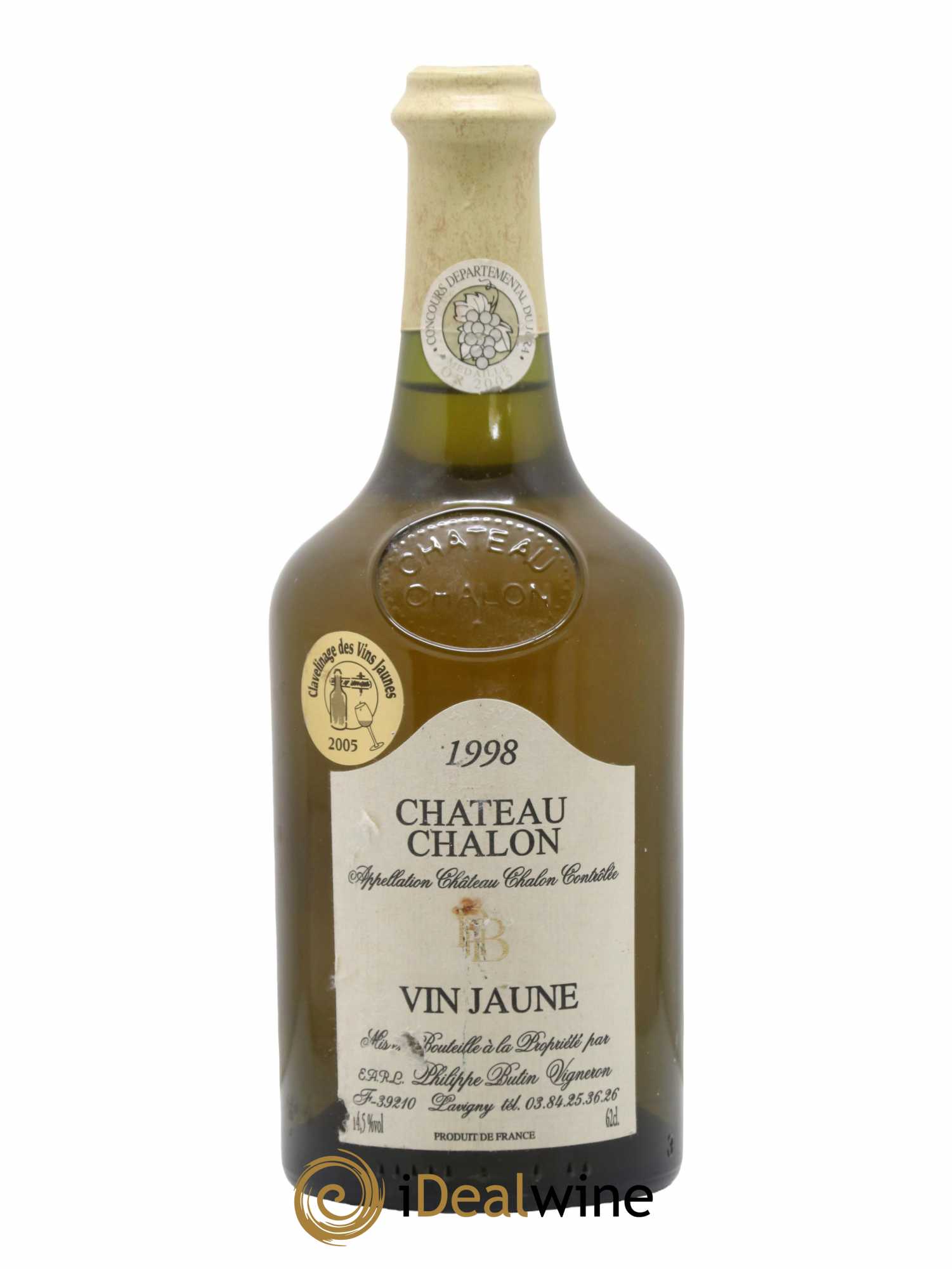 Château-Chalon Domaine Philippe Butin 1998 - Lot de 1 bouteille - 0
